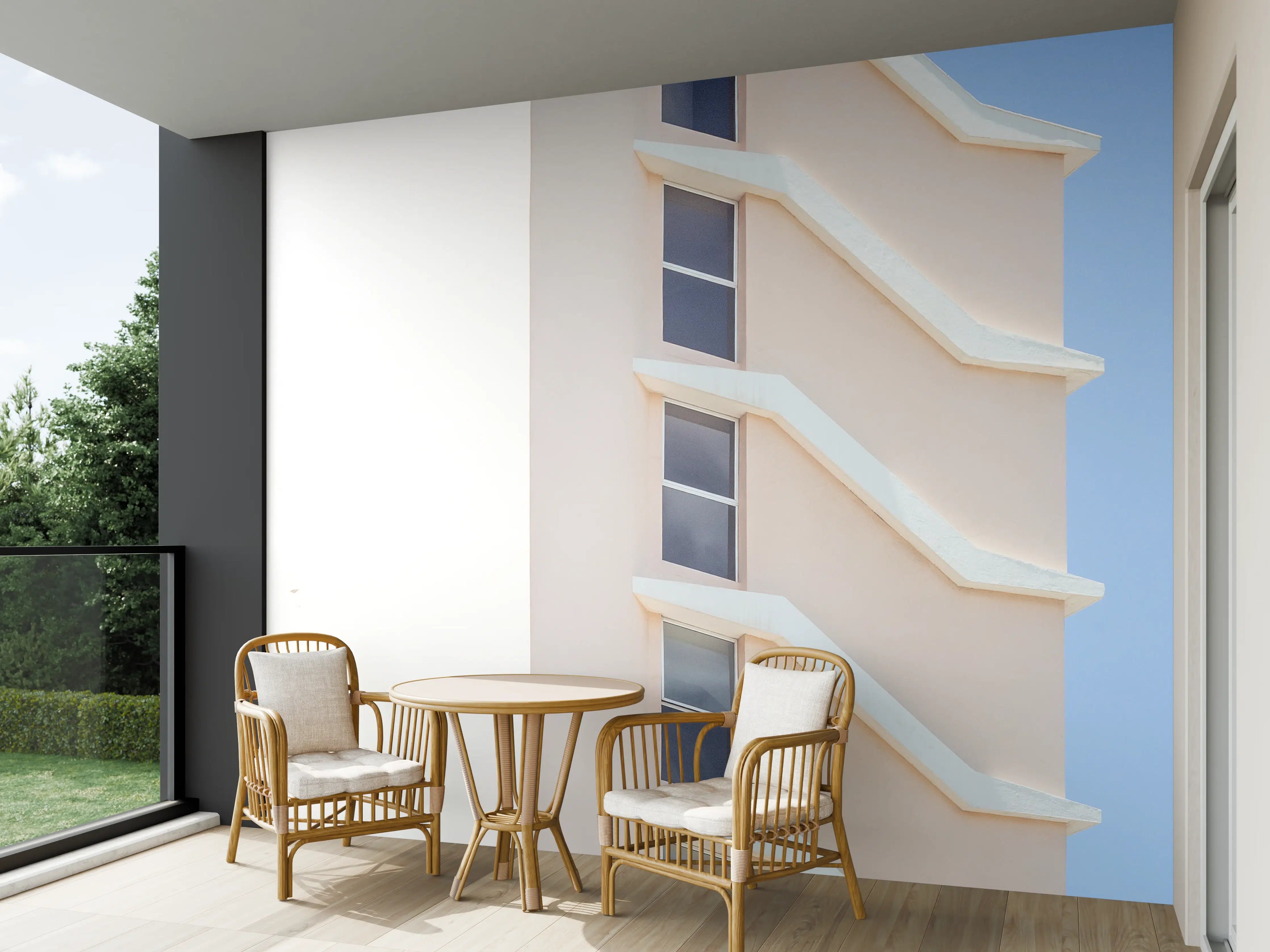 Wandverkleidung außen - Beverly Hills Architektur Chic