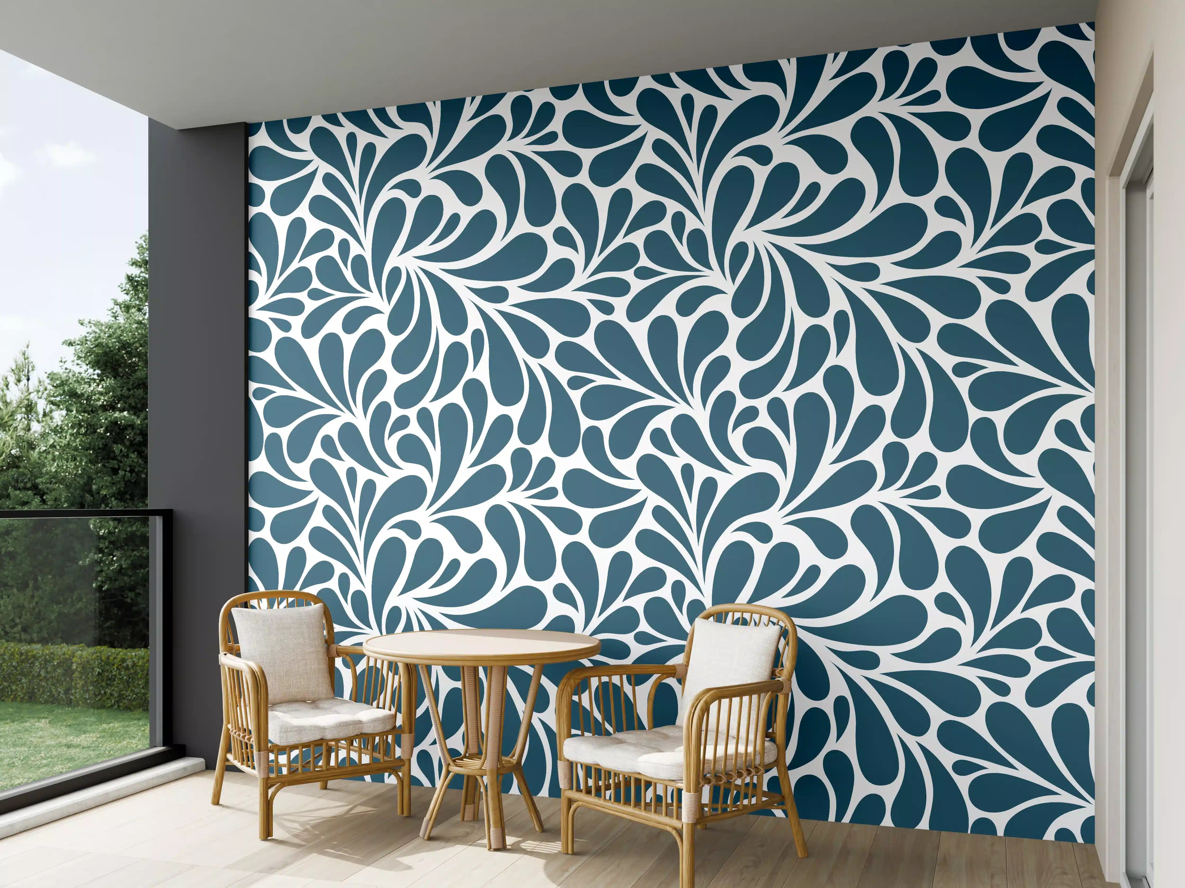 Wandverkleidung außen - Blau Petrolio - Elegante Wandgestaltung