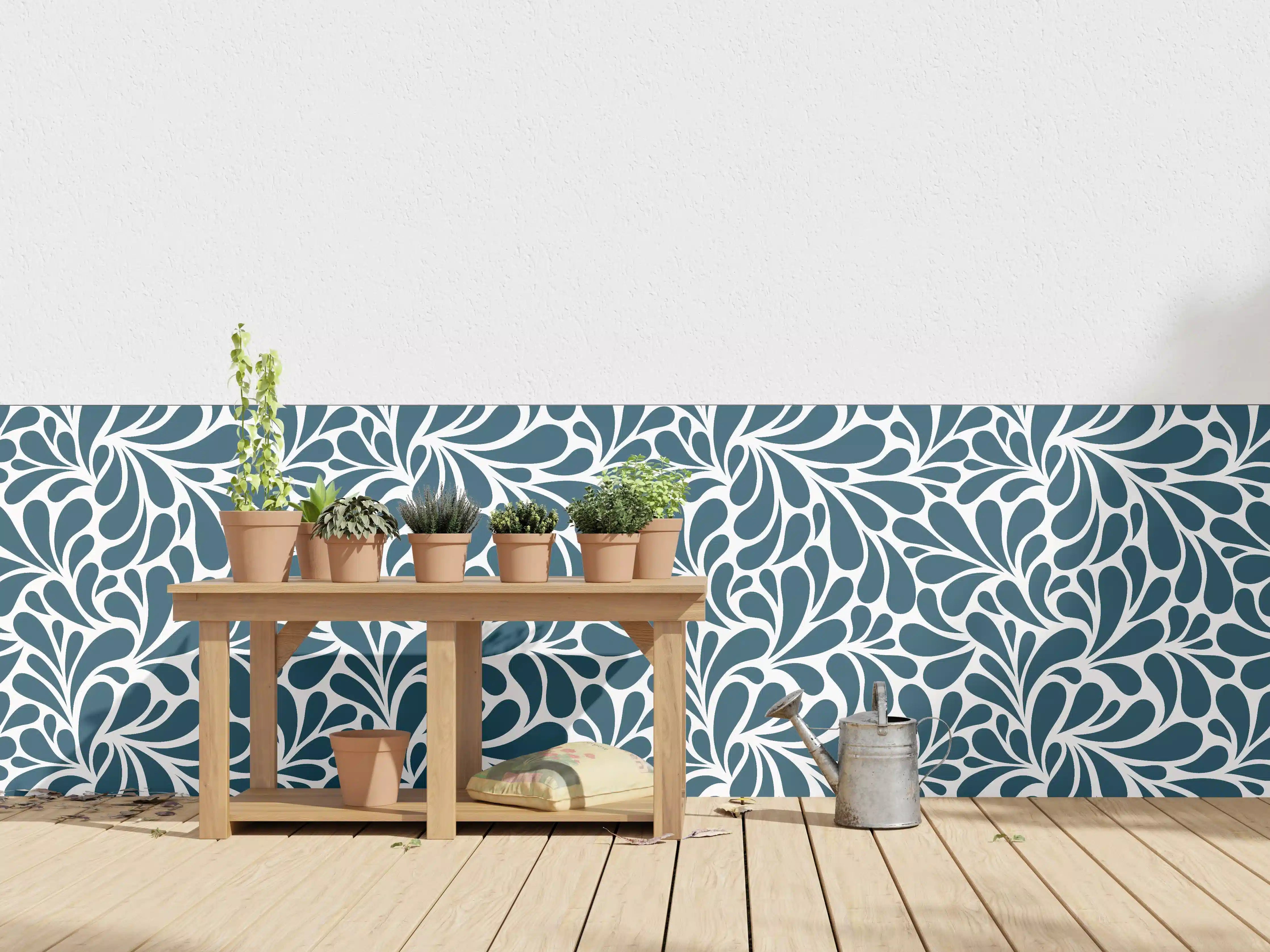 Wandverkleidung außen - Blau Petrolio - Elegante Wandgestaltung