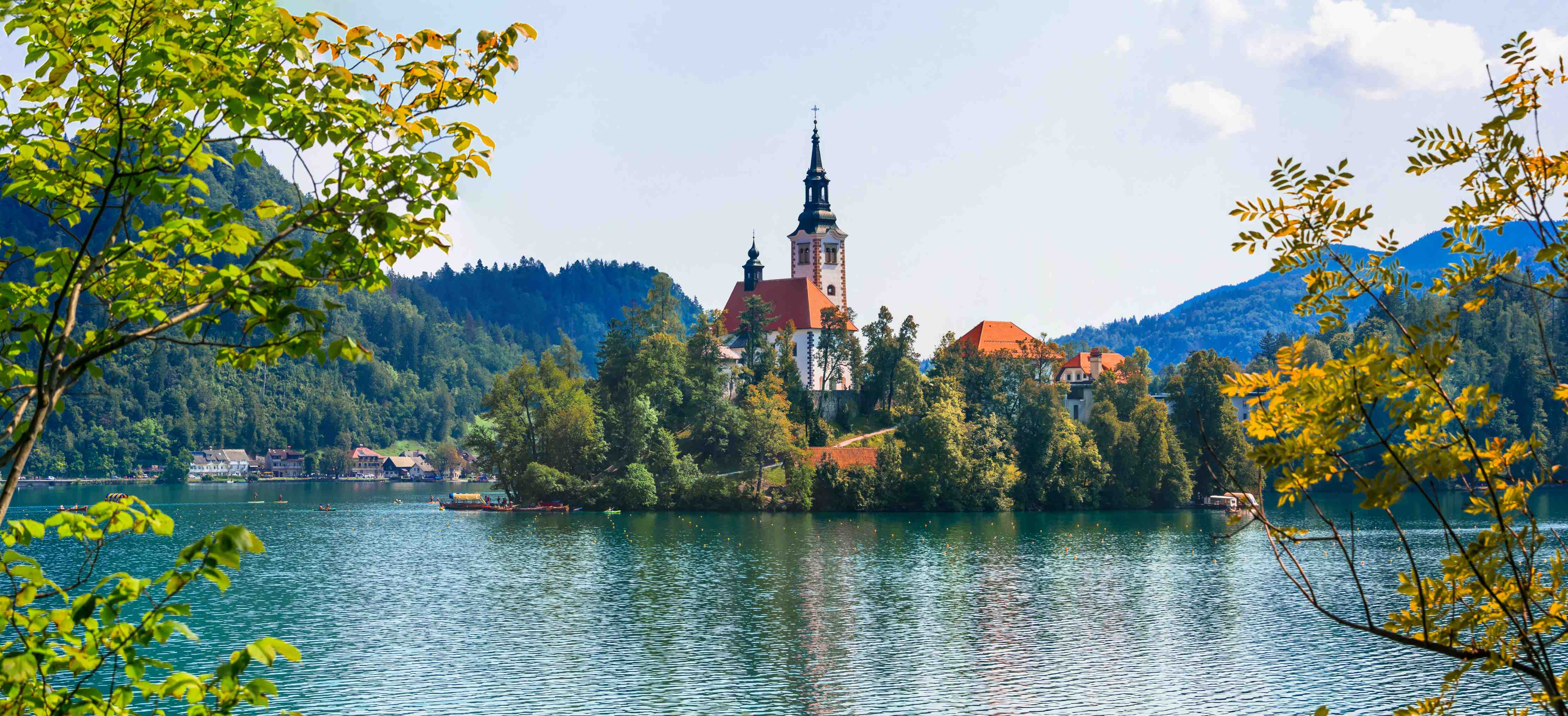 Wandverkleidung außen-Bleder See in Slowenien 2