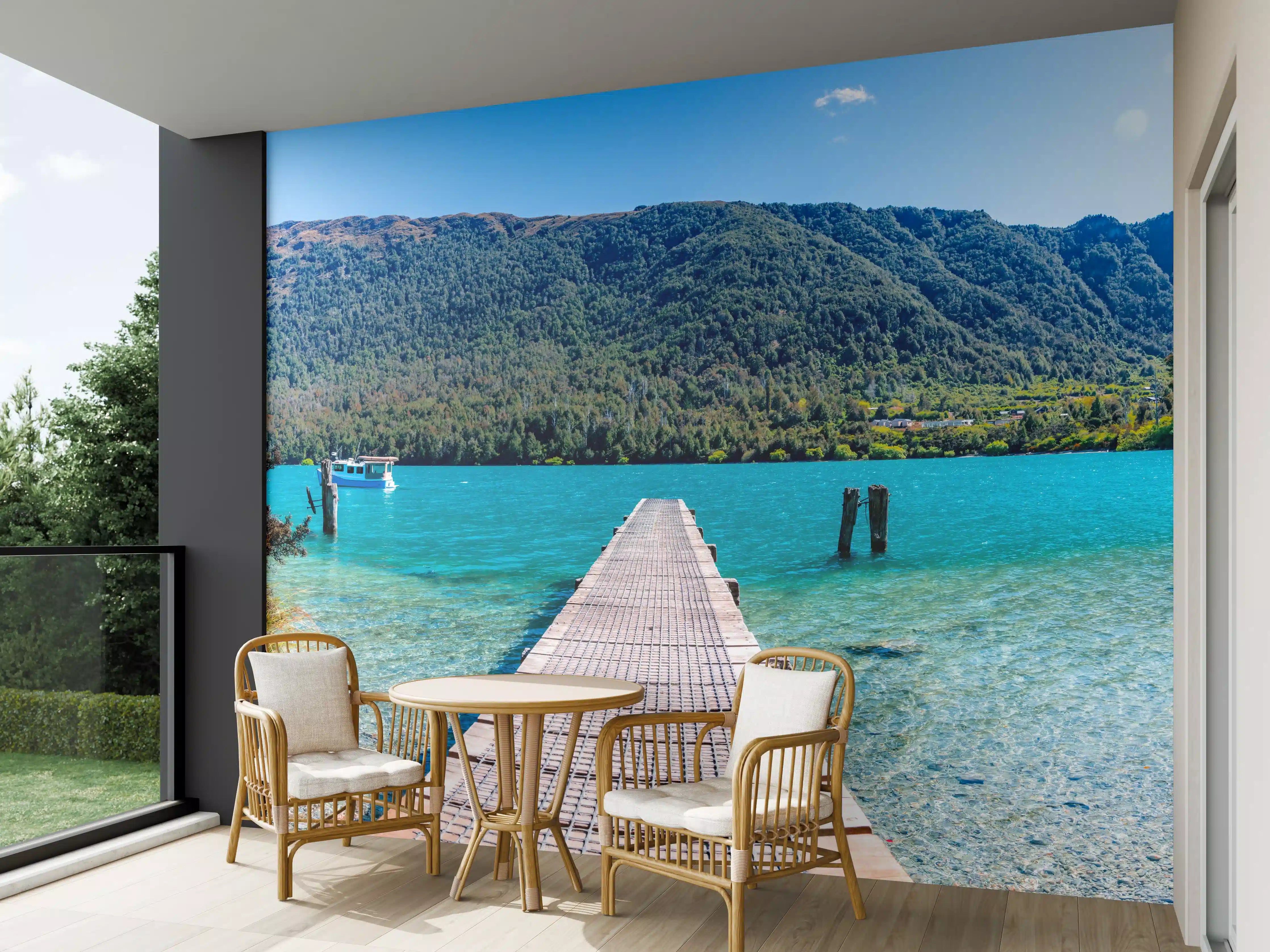 Wandverkleidung außen - Bob's Cove Bucht in Neuseeland