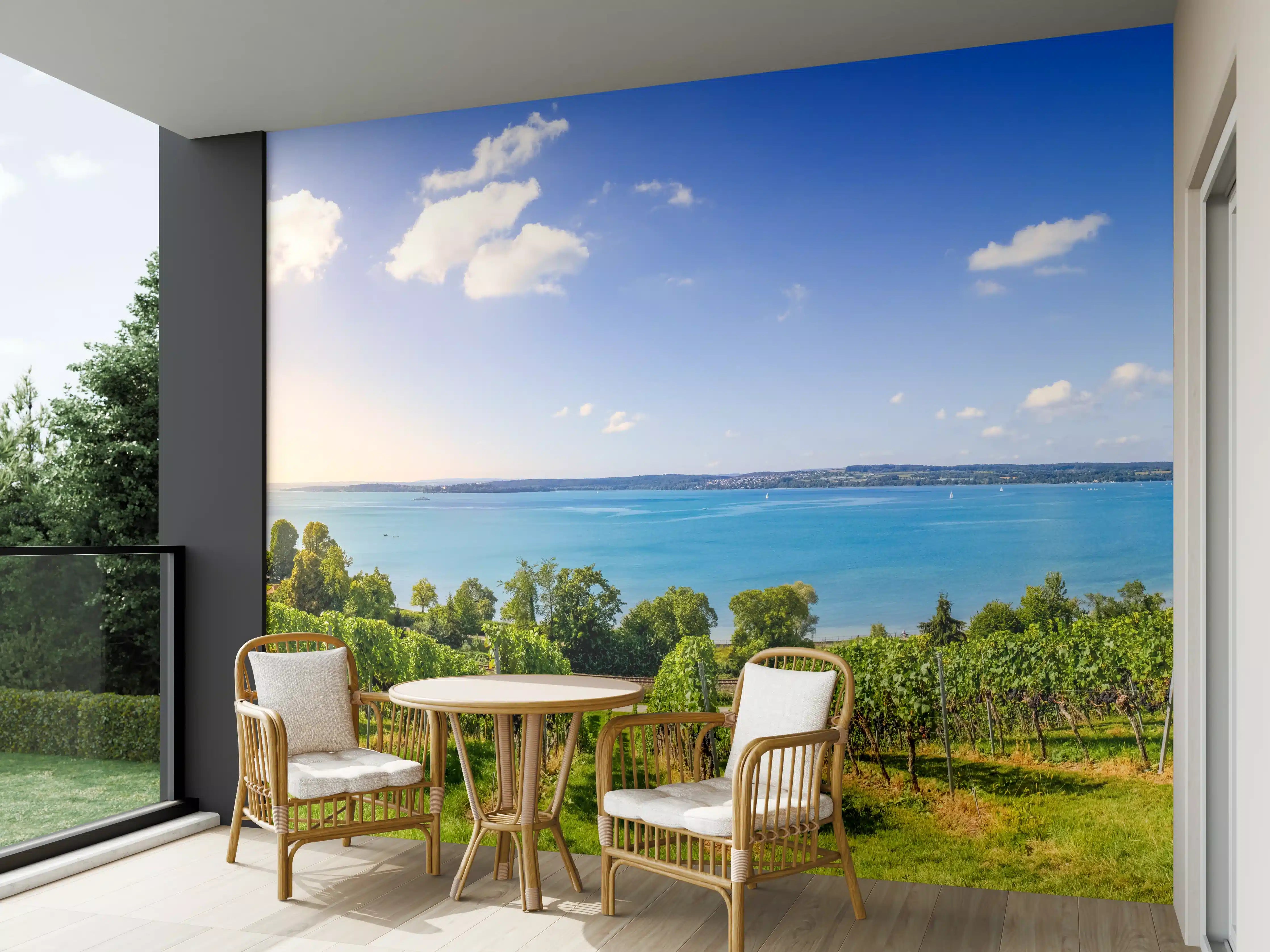 Wandverkleidung außen - Bodensee Panorama in Birnau