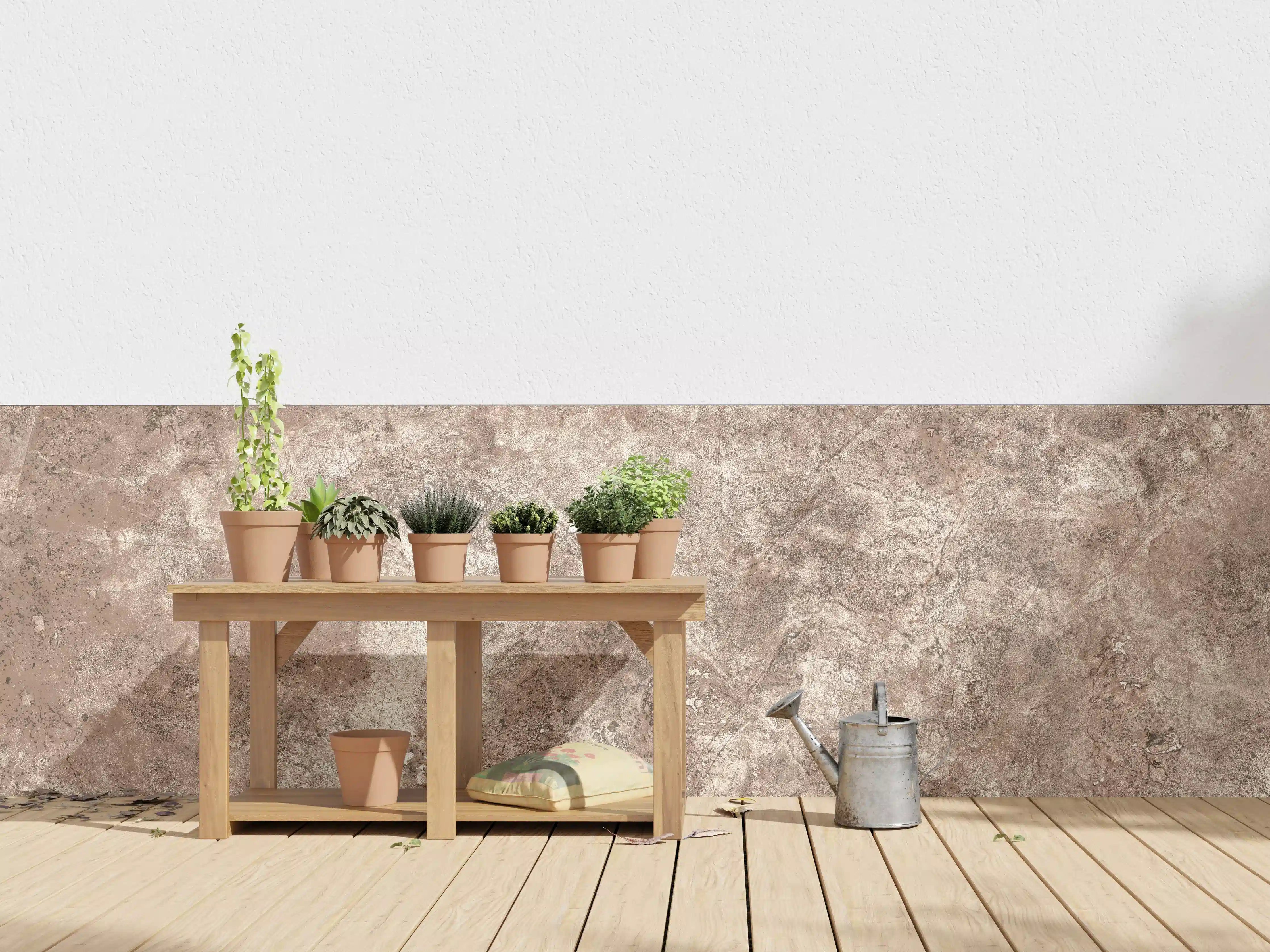 Wandverkleidung außen - Brauner alter Sandstein 2