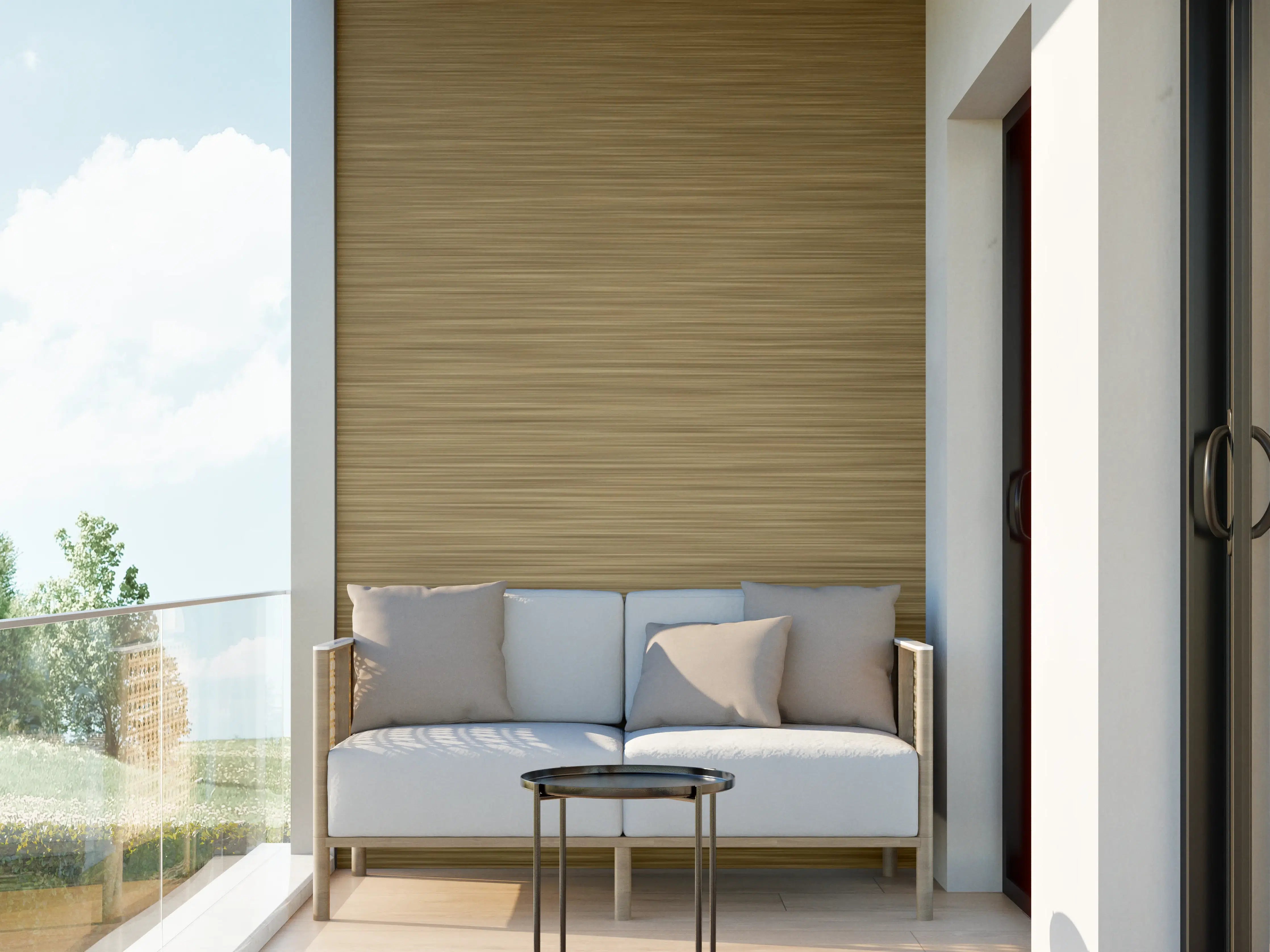 Wandverkleidung außen - Bronze - ALU Prime - Metall Gebürstet