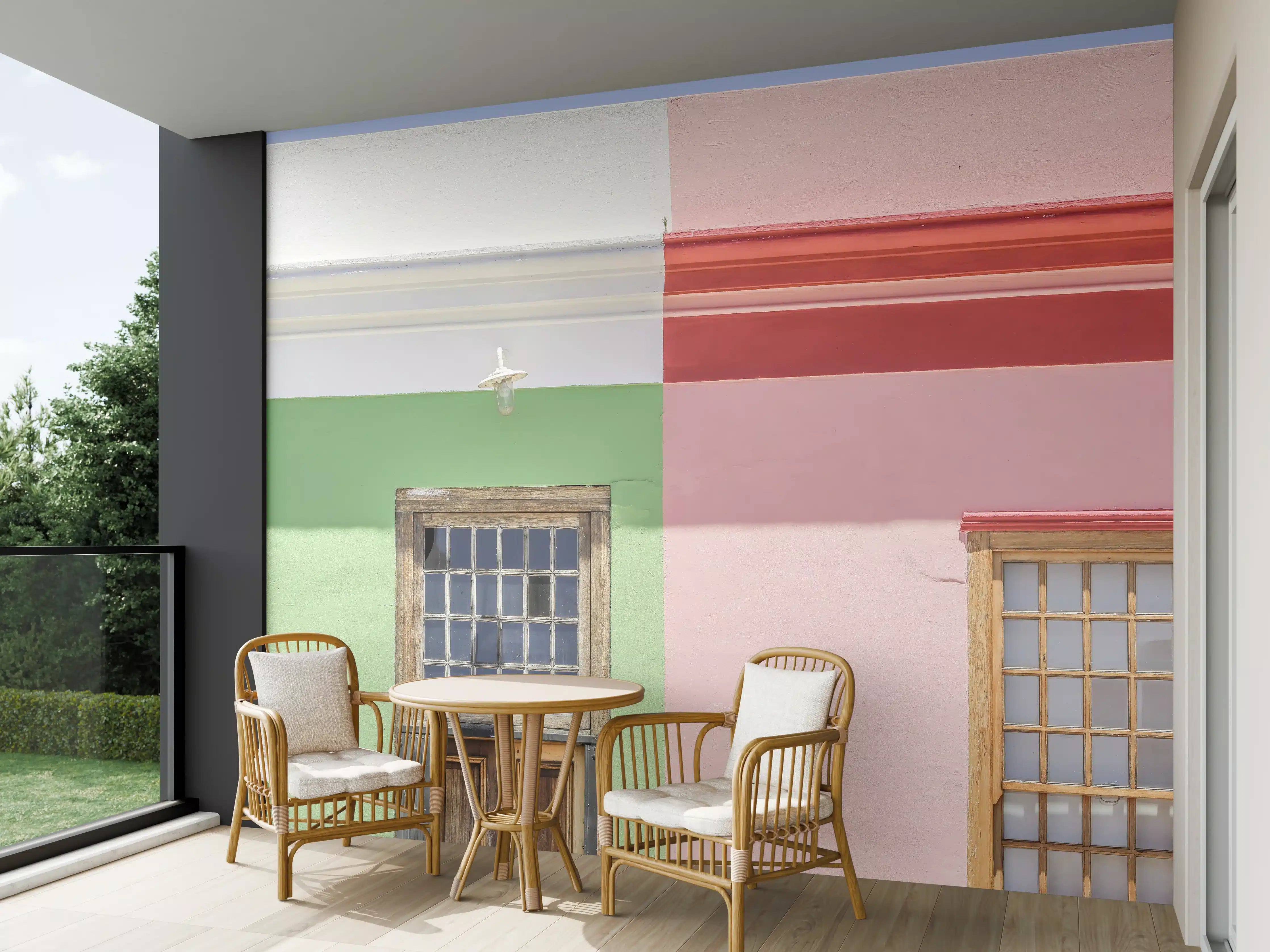 Wandverkleidung außen - Bunte Cottage Fassaden Sunny