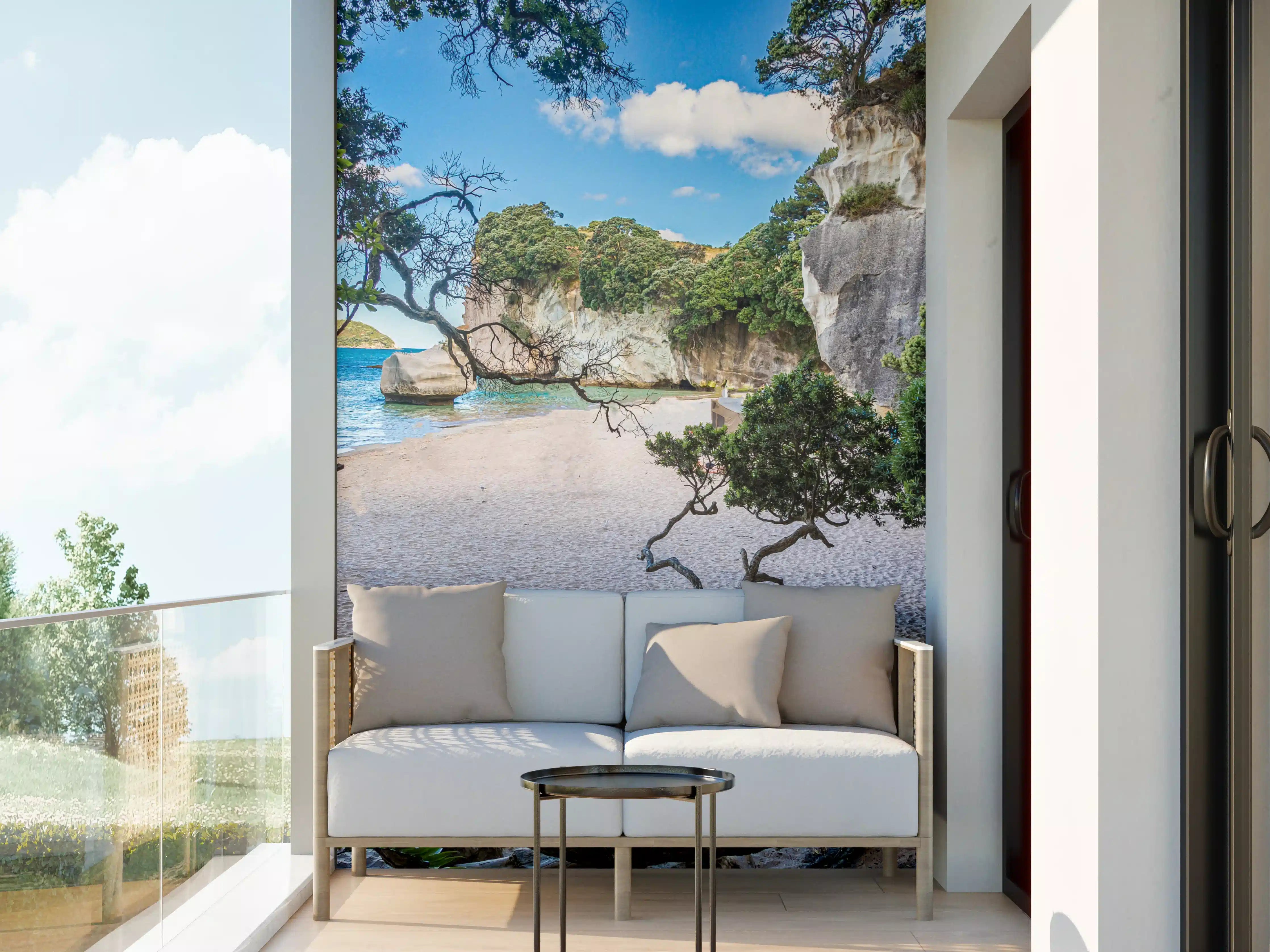 Wandverkleidung außen - Cathedral Cove Paradiesstrand