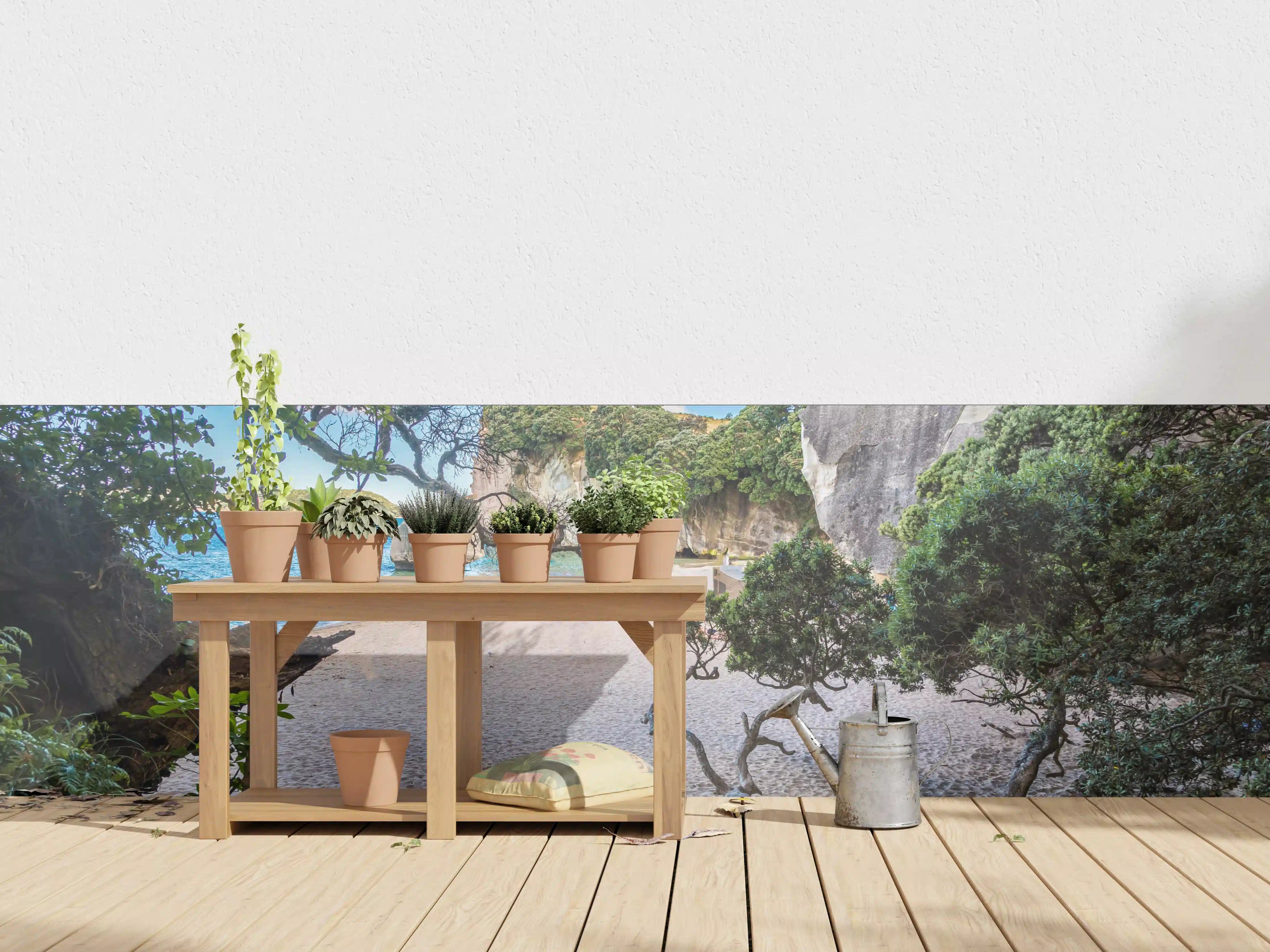 Wandverkleidung außen - Cathedral Cove Paradiesstrand