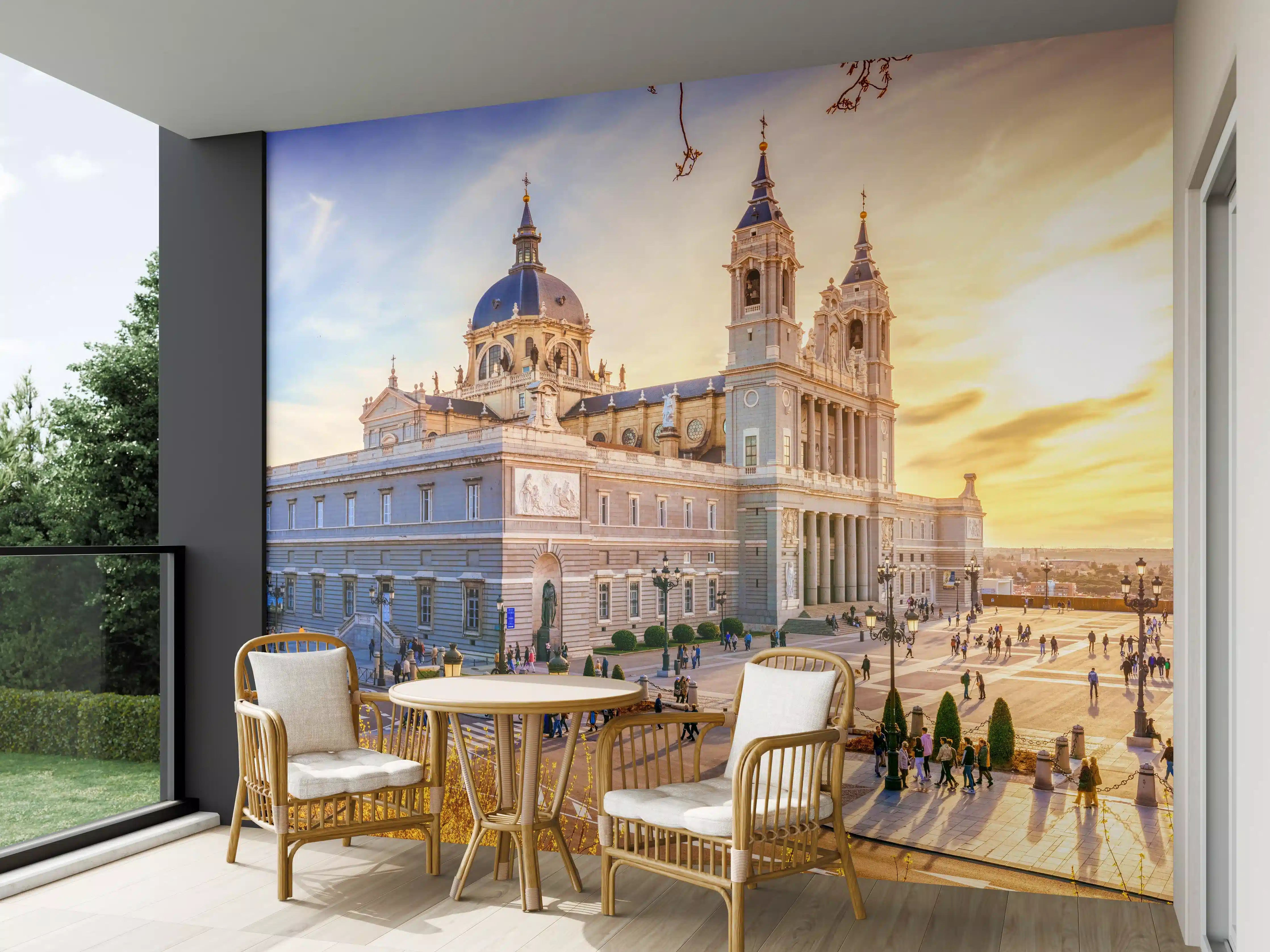 Wandverkleidung außen - Die Kathedrale von Madrid