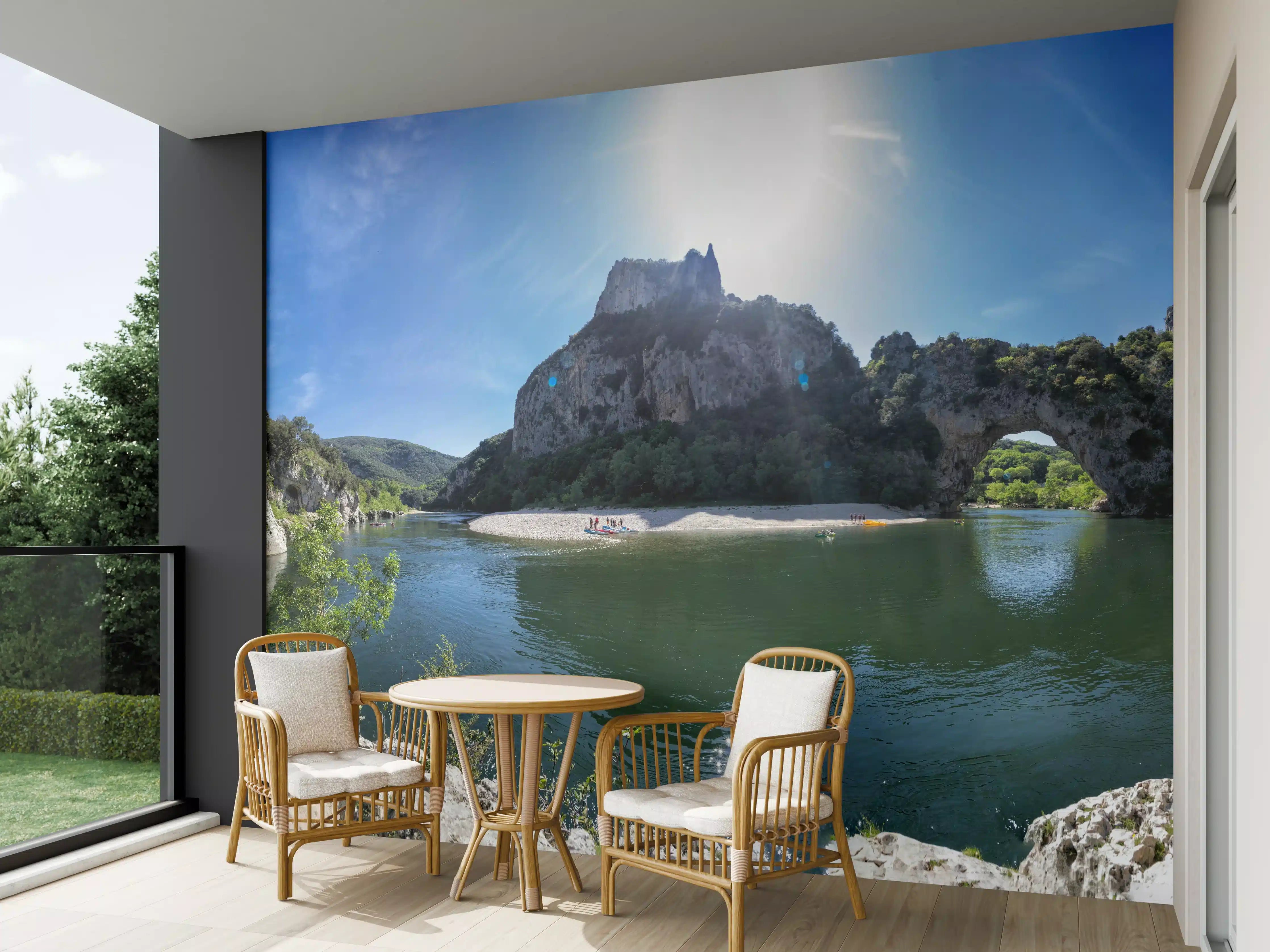 Wandverkleidung außen - Die Schluchten der Ardèche - Frankreich