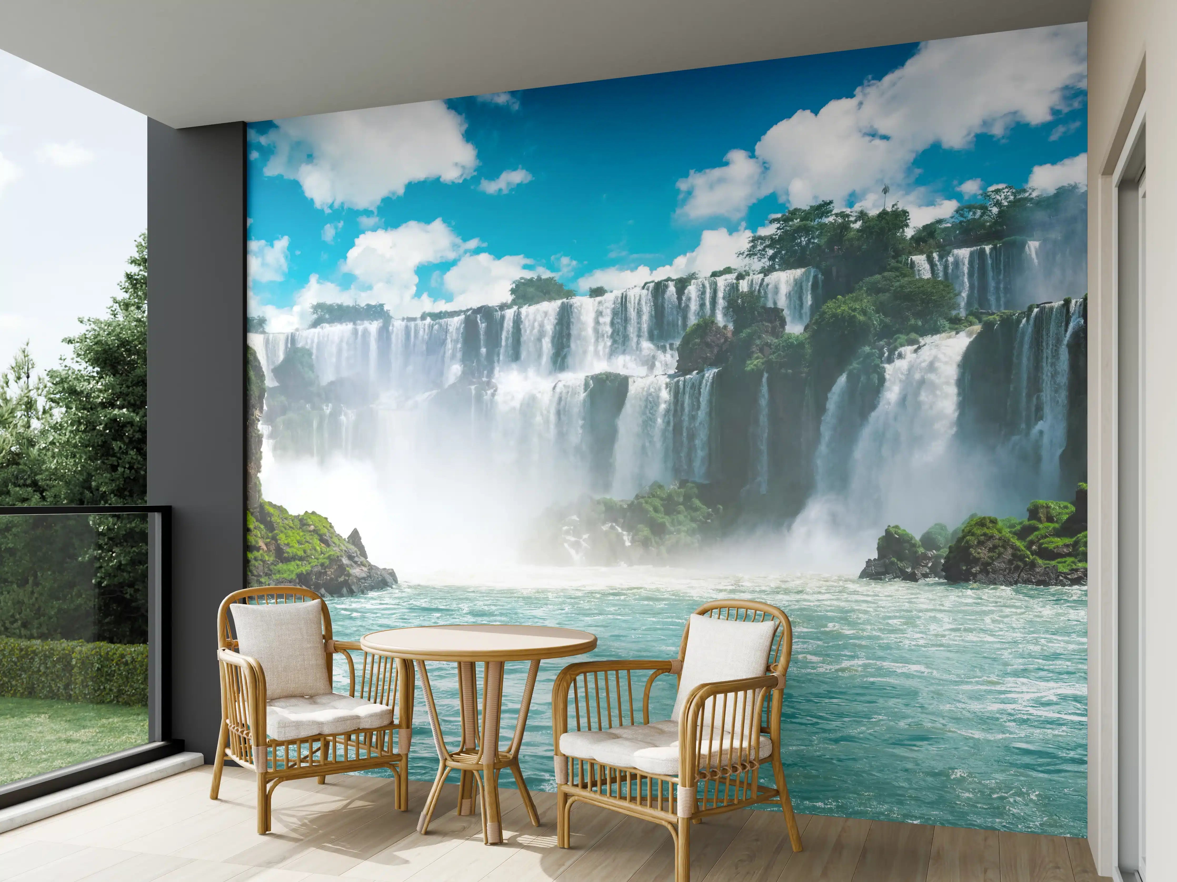 Wandverkleidung außen - Die erstaunlichen Iguazu-Wasserfälle in Brasilien