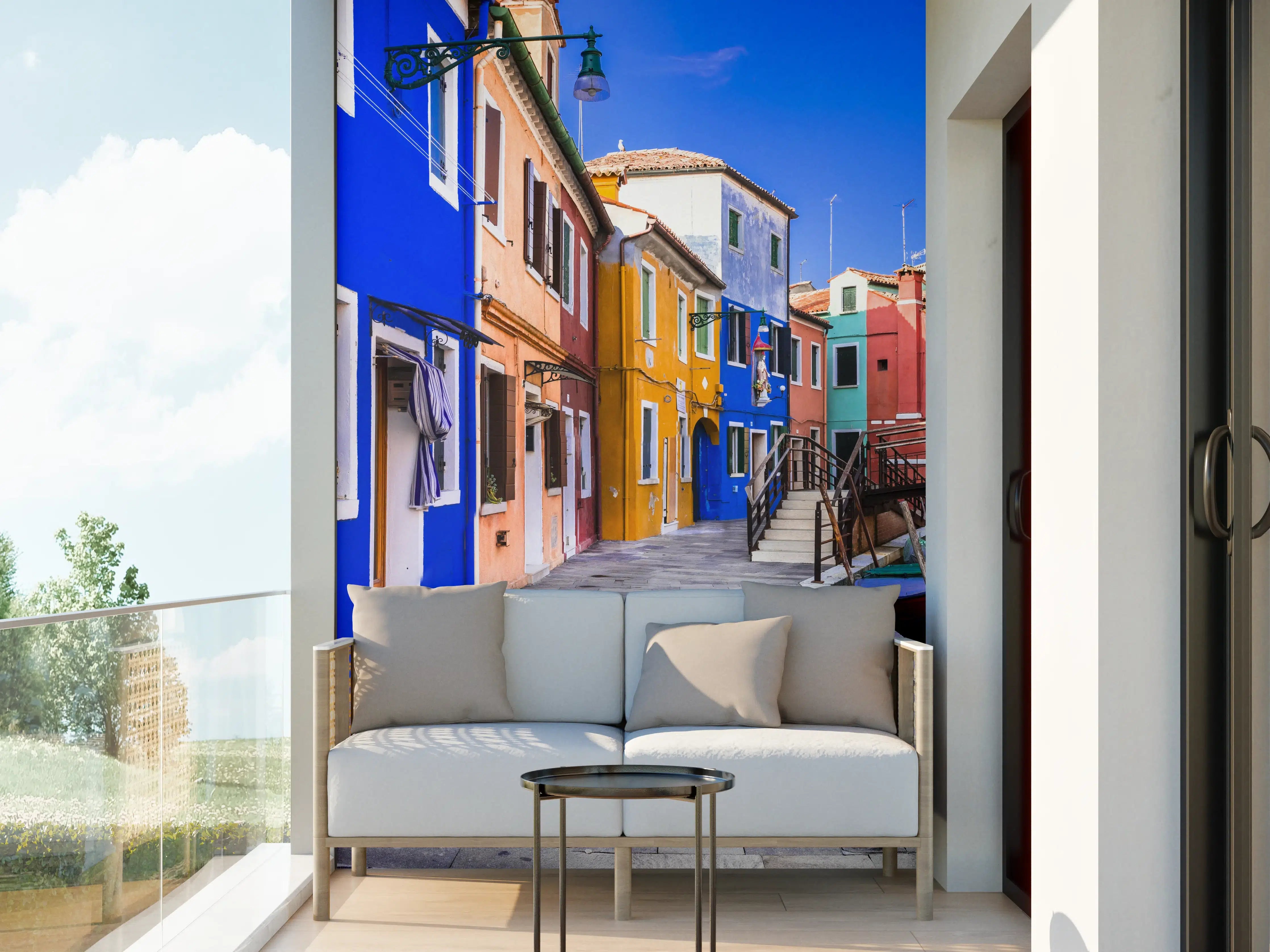 Wandverkleidung außen - Die farbenfrohe Insel Burano