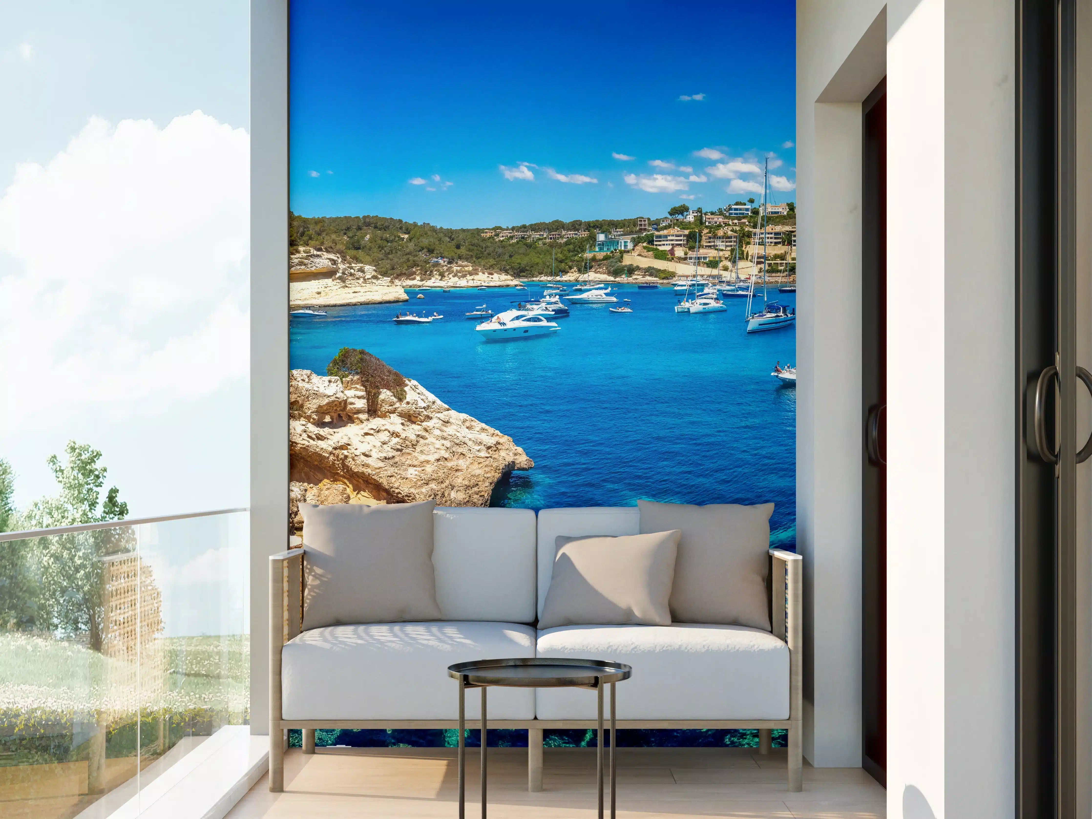 Wandverkleidung außen - Drei Finger Bucht (Mallorca)