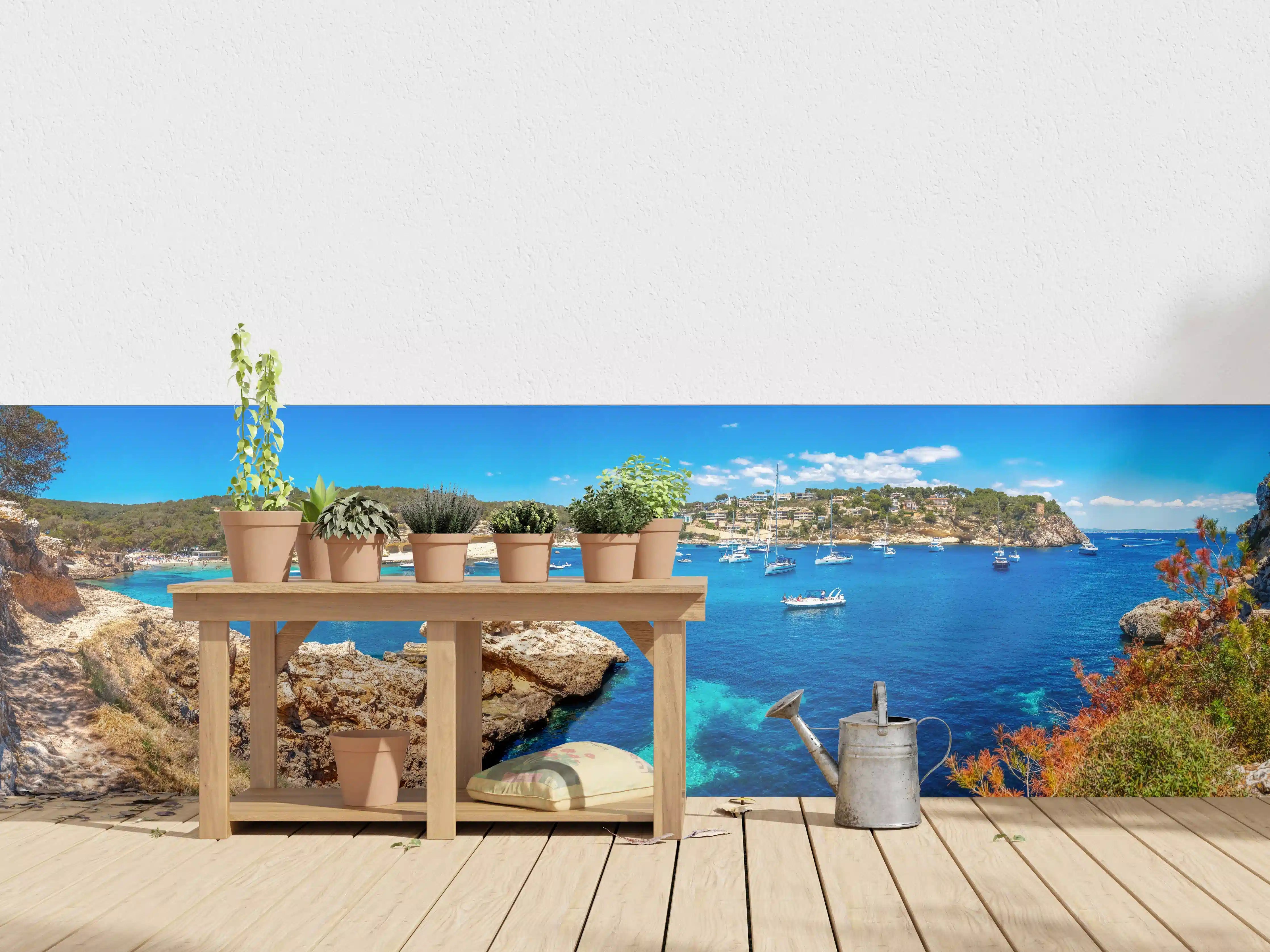 Wandverkleidung außen - Drei Finger Bucht (Mallorca)
