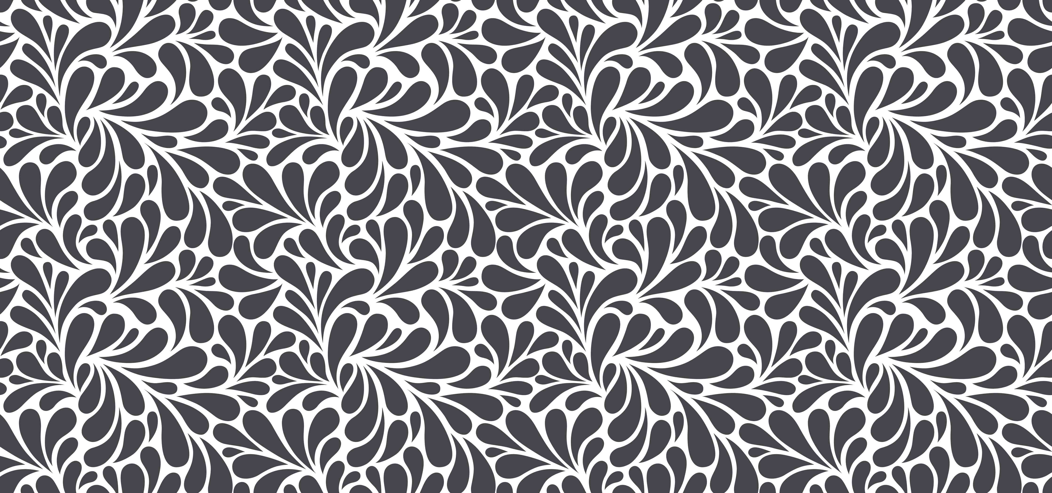 Wandverkleidung außen-Dunkle Blumenmuster-Grafik