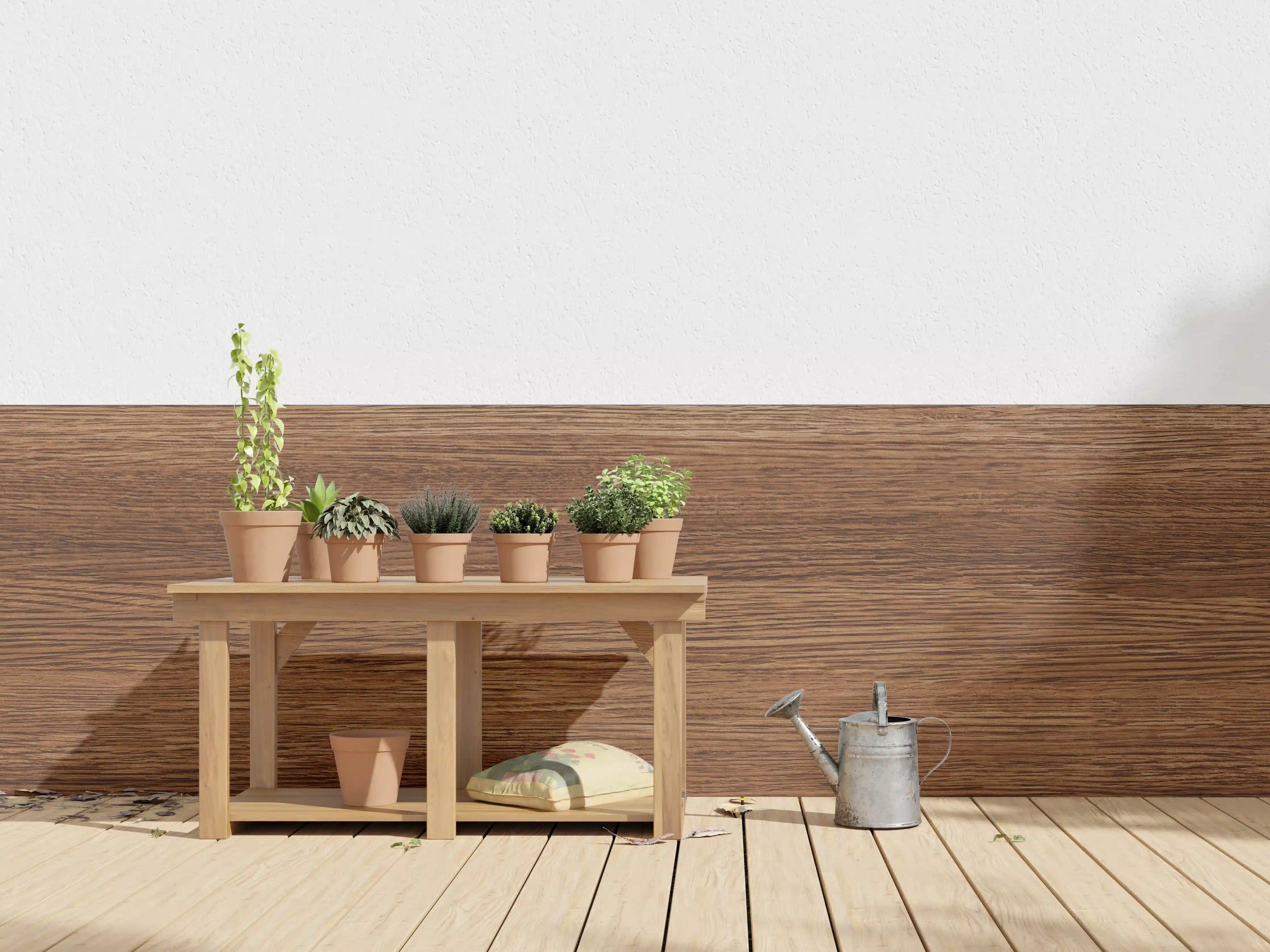 Wandverkleidung außen - Dunkle Holzwand mit Streifenmuster