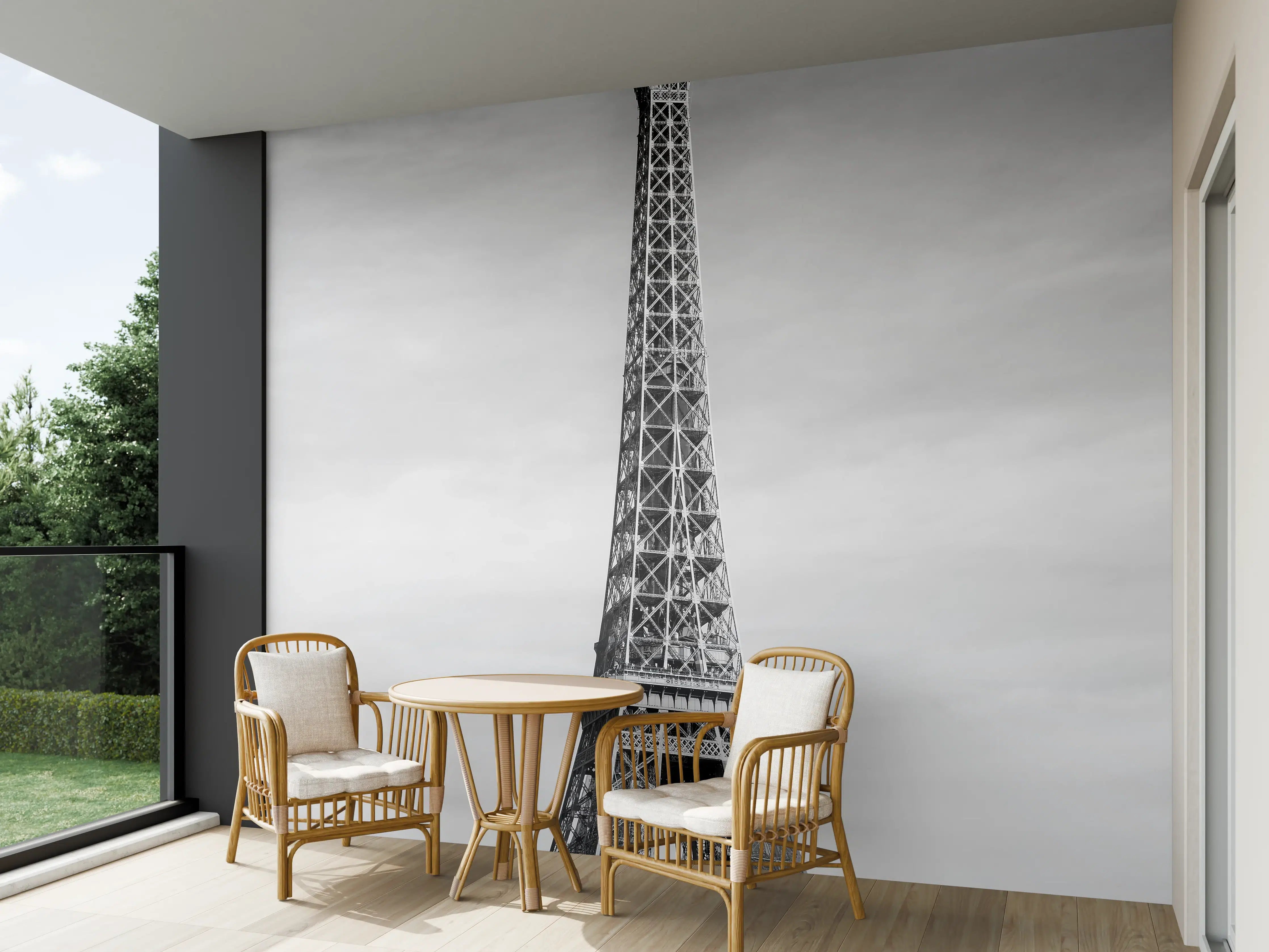 Wandverkleidung außen - Eiffel Turm - Paris, Frankreich
