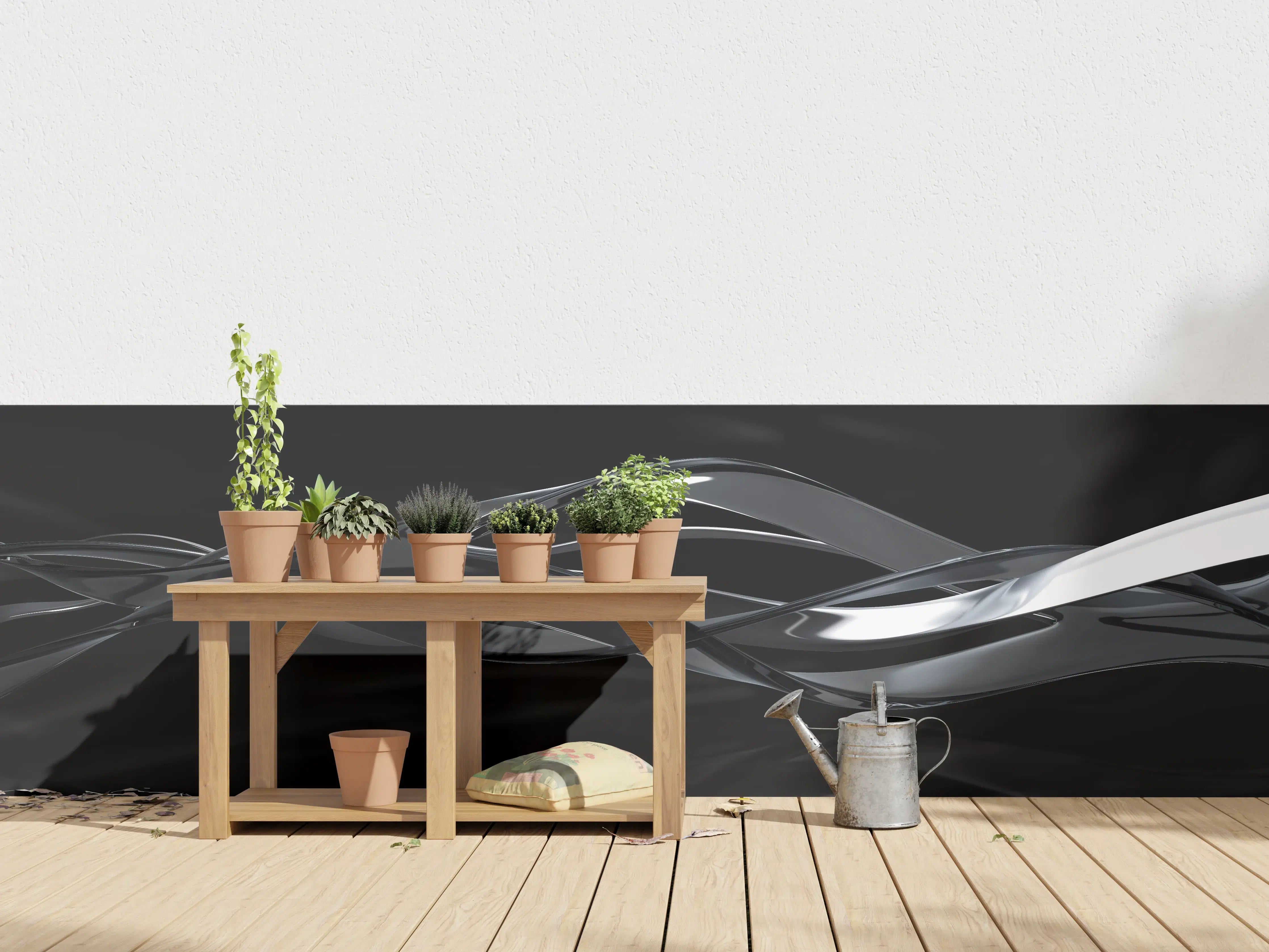 Wandverkleidung außen - Elegant fließende Bewegung