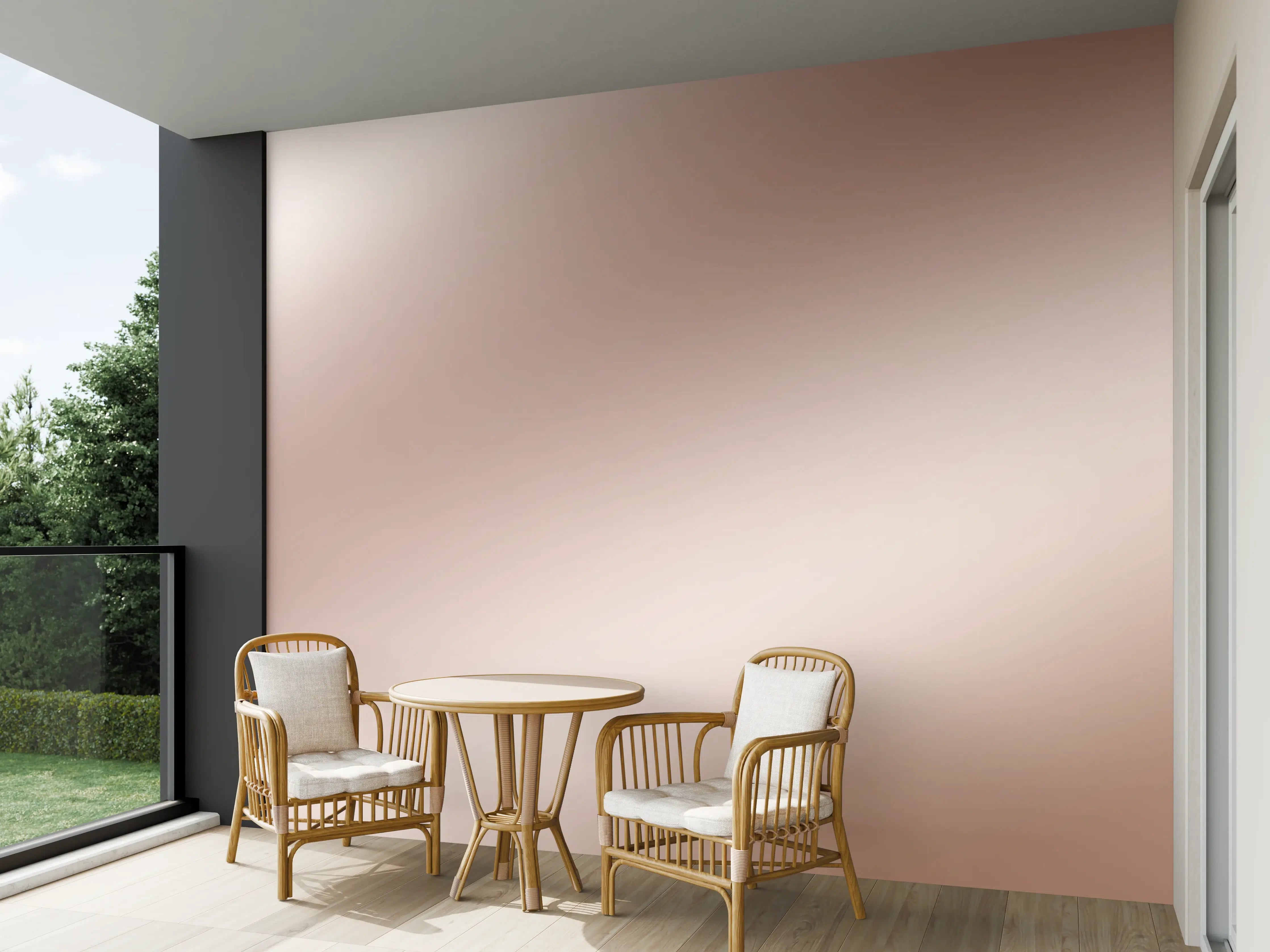 Wandverkleidung außen - Elegante Metallic-Bronze Wand