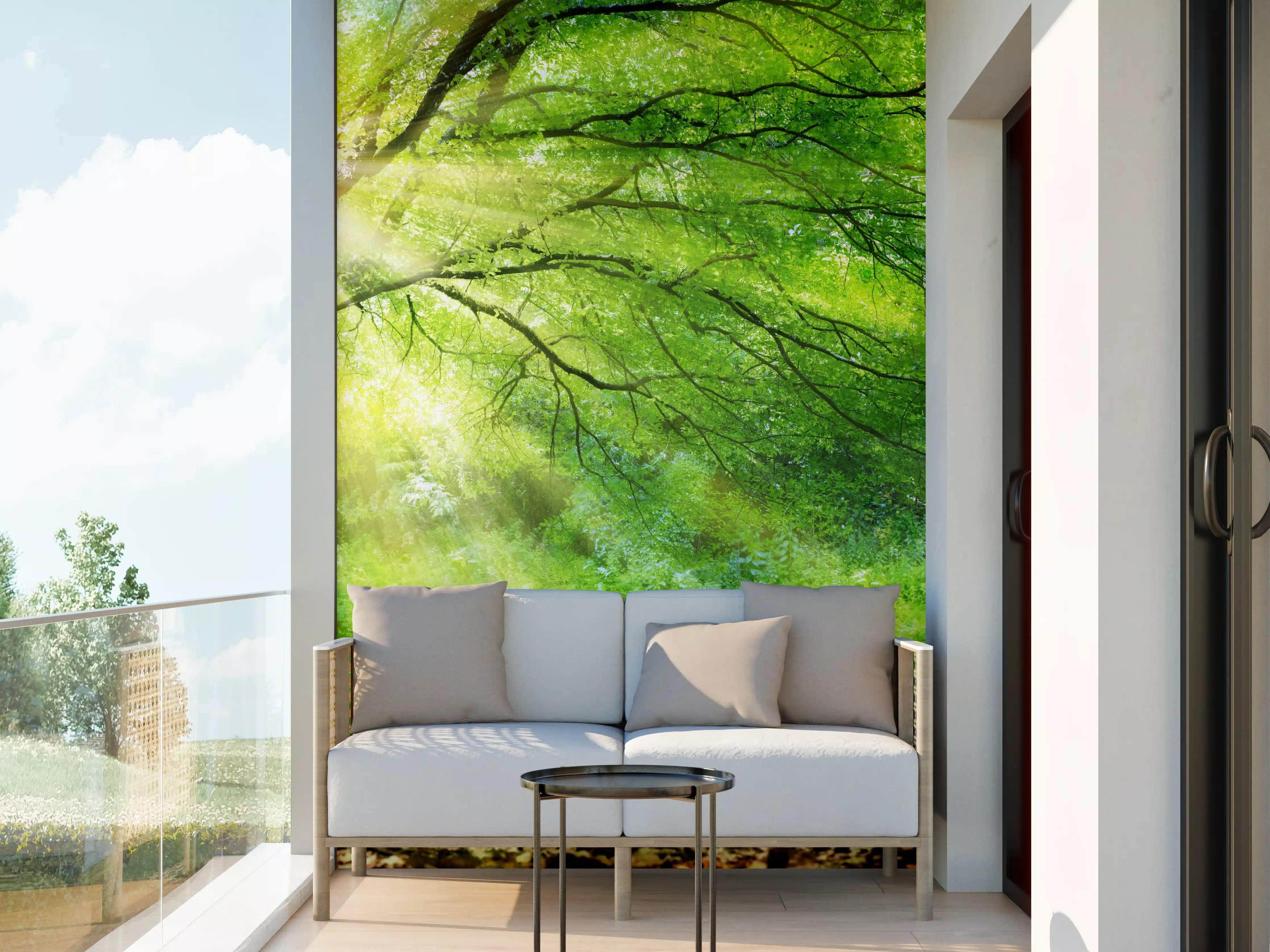 Wandverkleidung außen - Energiegeladener Wald