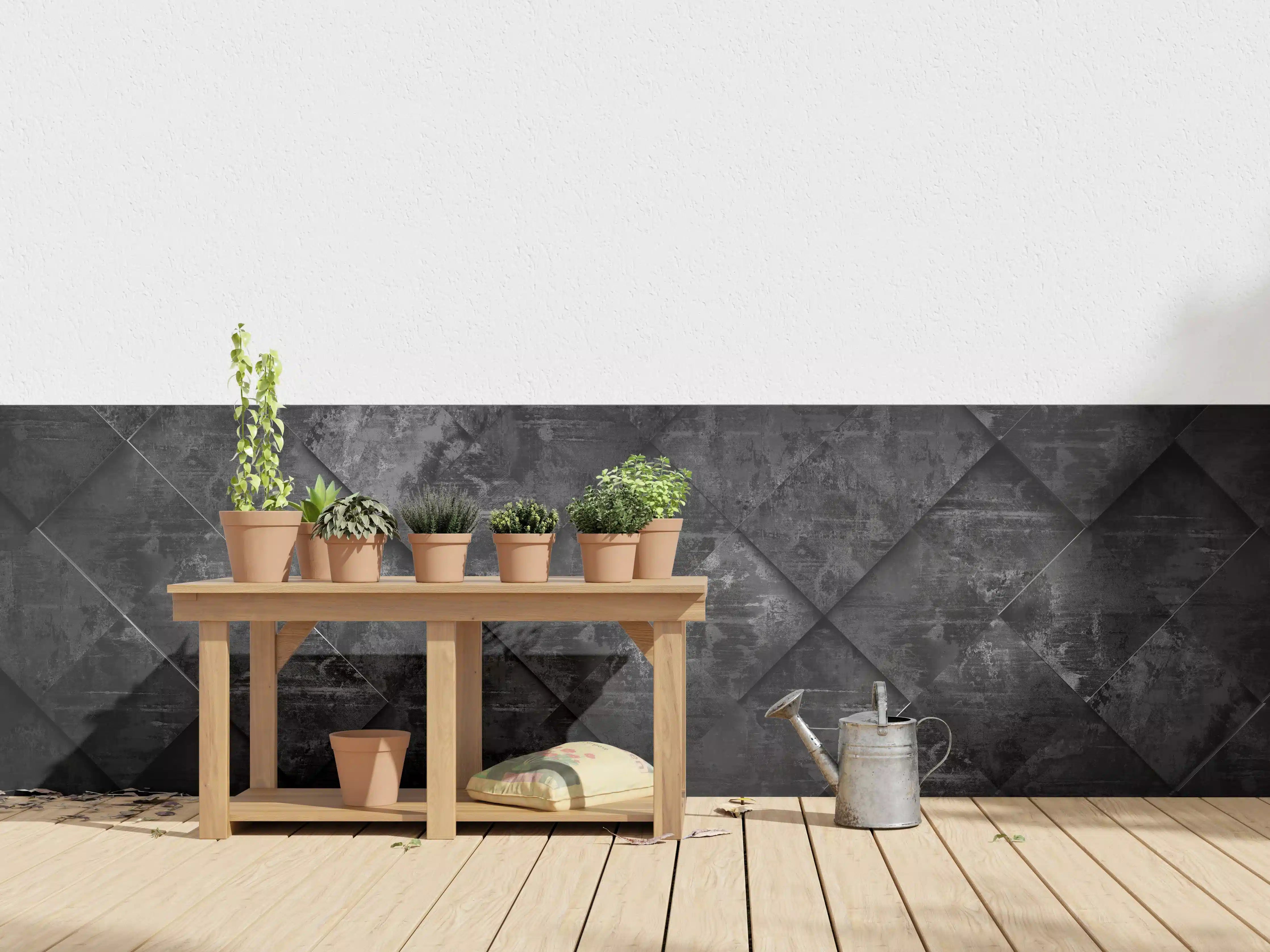 Wandverkleidung außen - Extra Dark Design Hintergrund