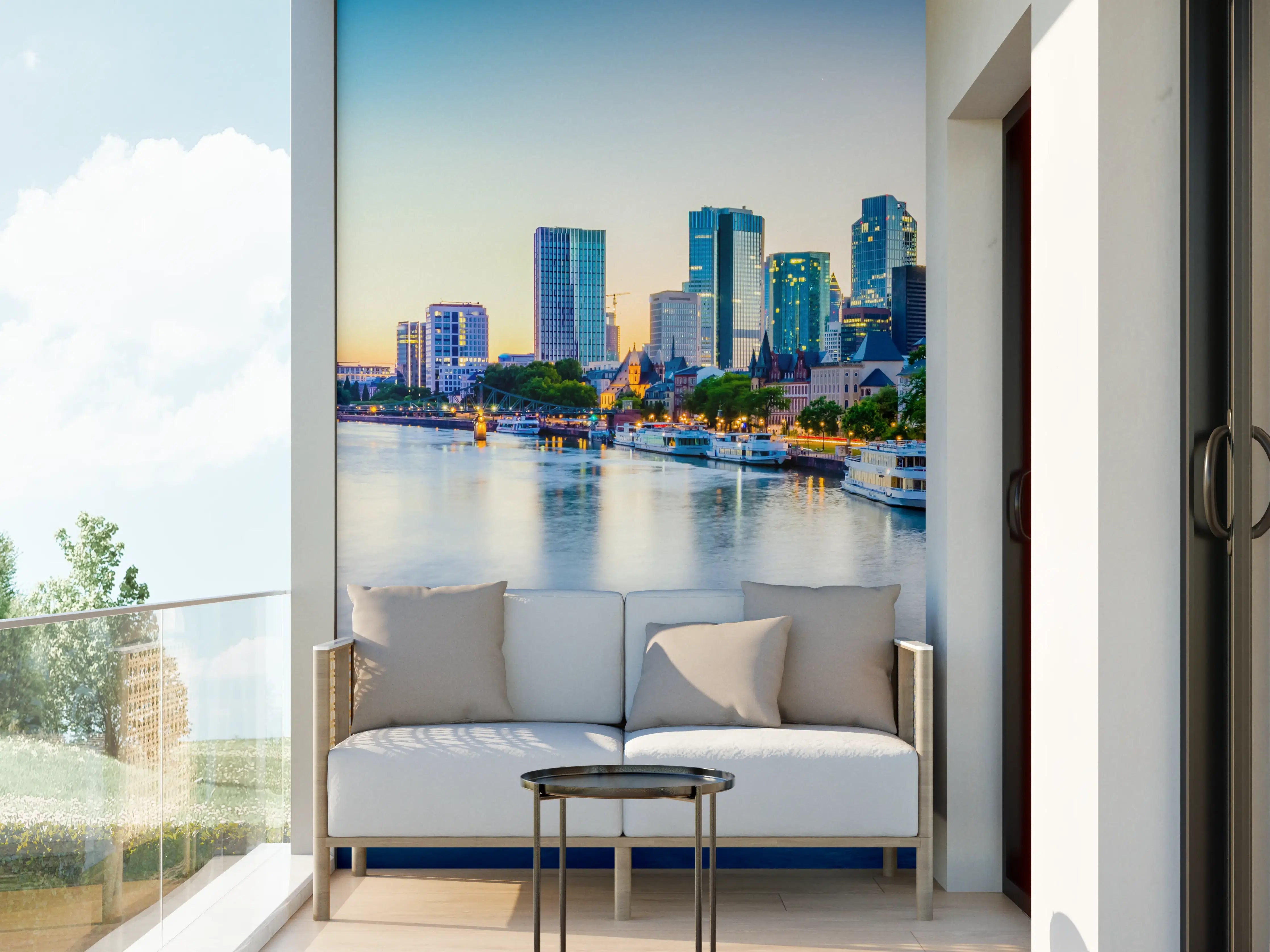 Wandverkleidung außen - Frankfurt Panorama Ostend