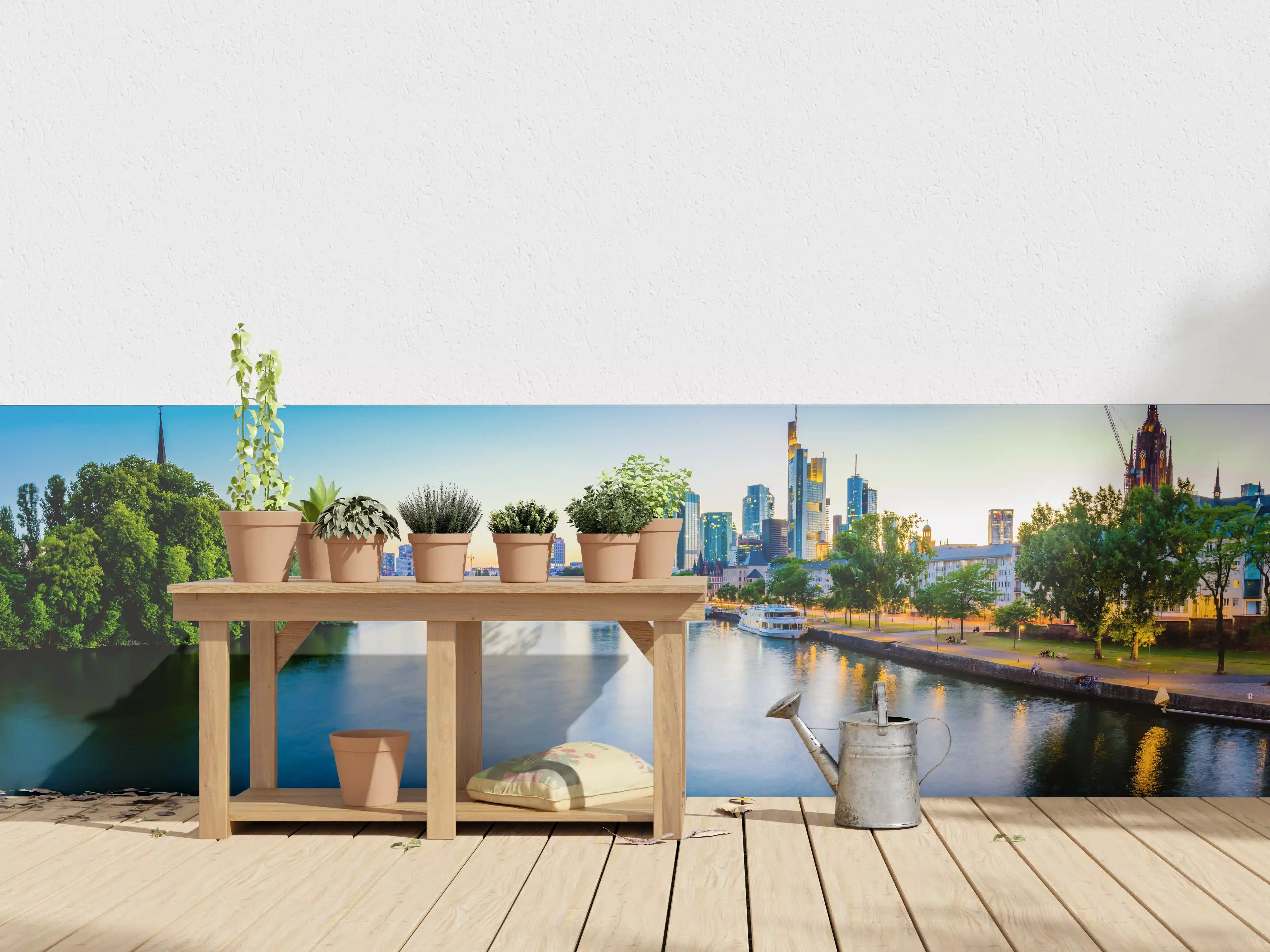 Wandverkleidung außen - Frankfurt Panorama Ostend