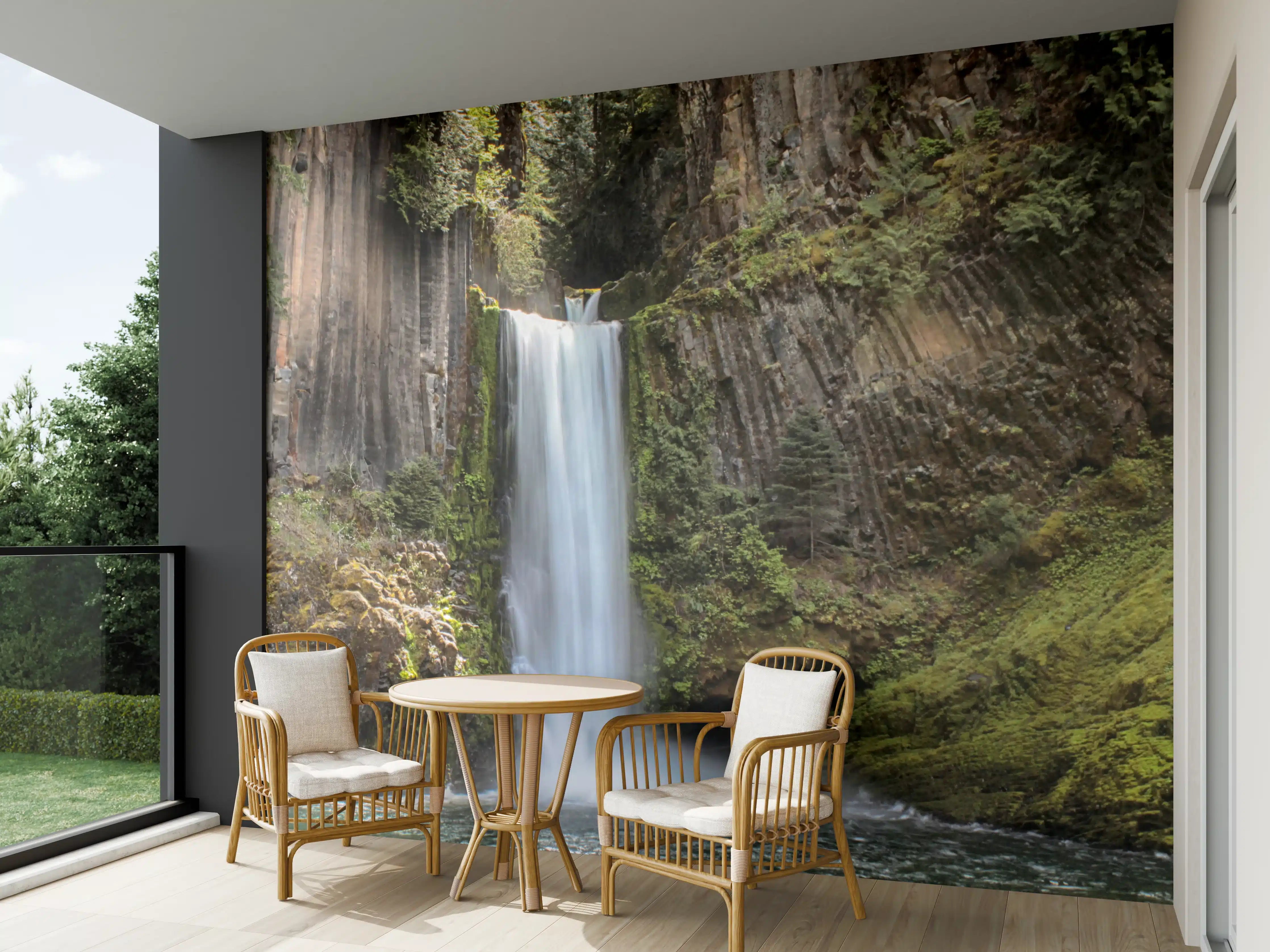 Wandverkleidung außen - Friedliche Tokatee Falls
