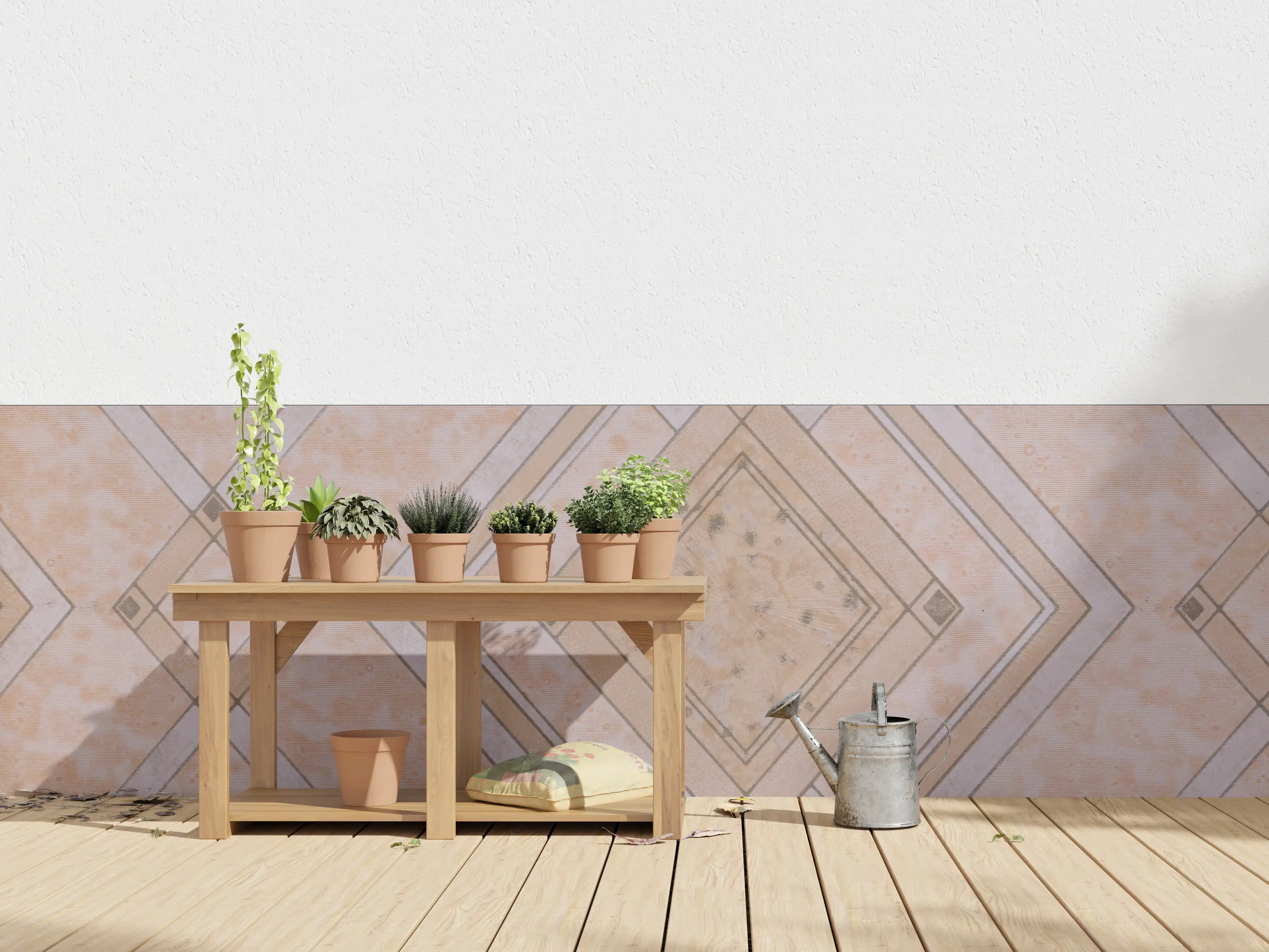 Wandverkleidung außen - Geometrisches Kunstmuster - Modern