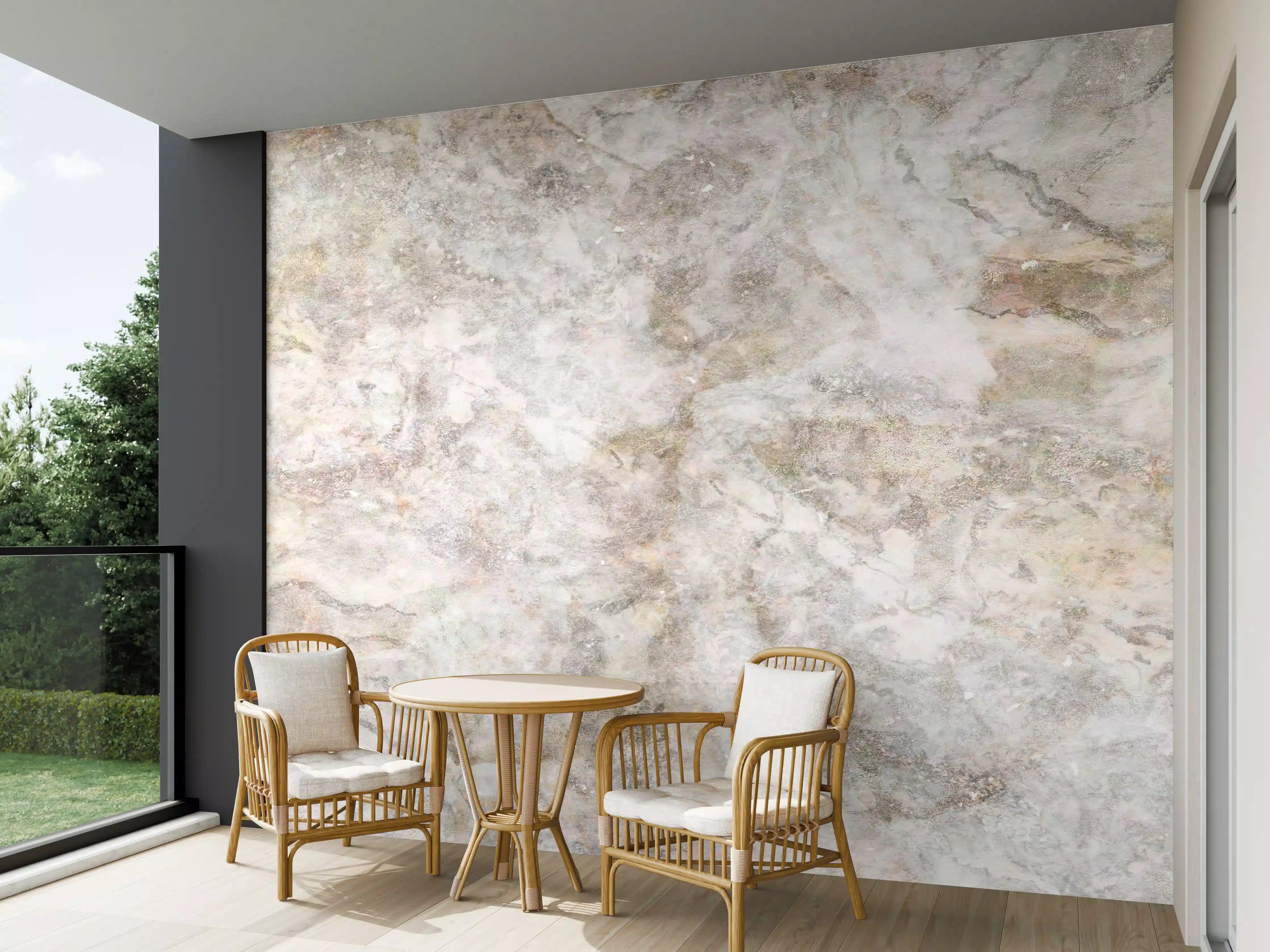 Wandverkleidung außen - Glänzende abstrakte Marmortextur