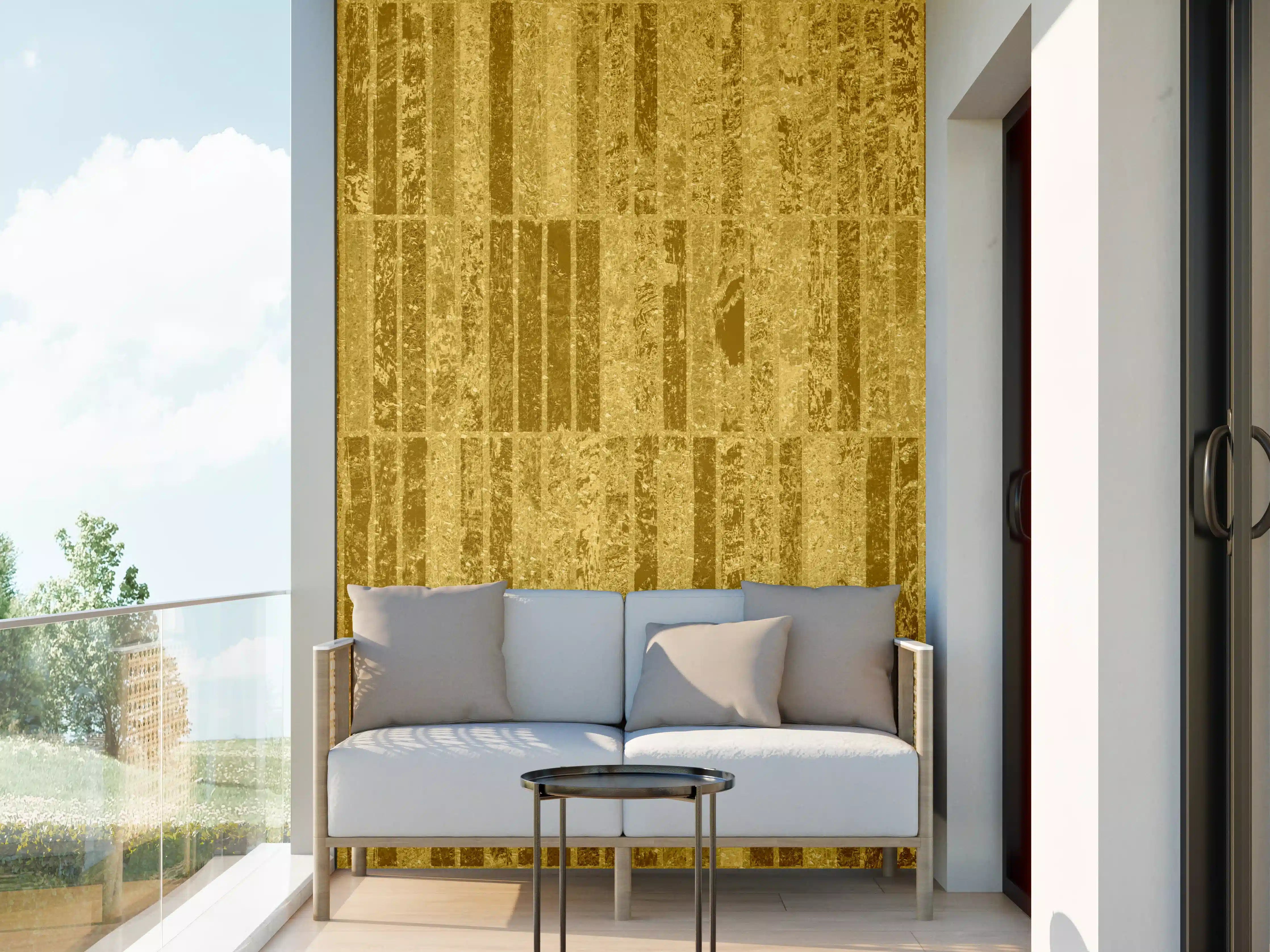 Wandverkleidung außen - Glitzernde Gold Textur
