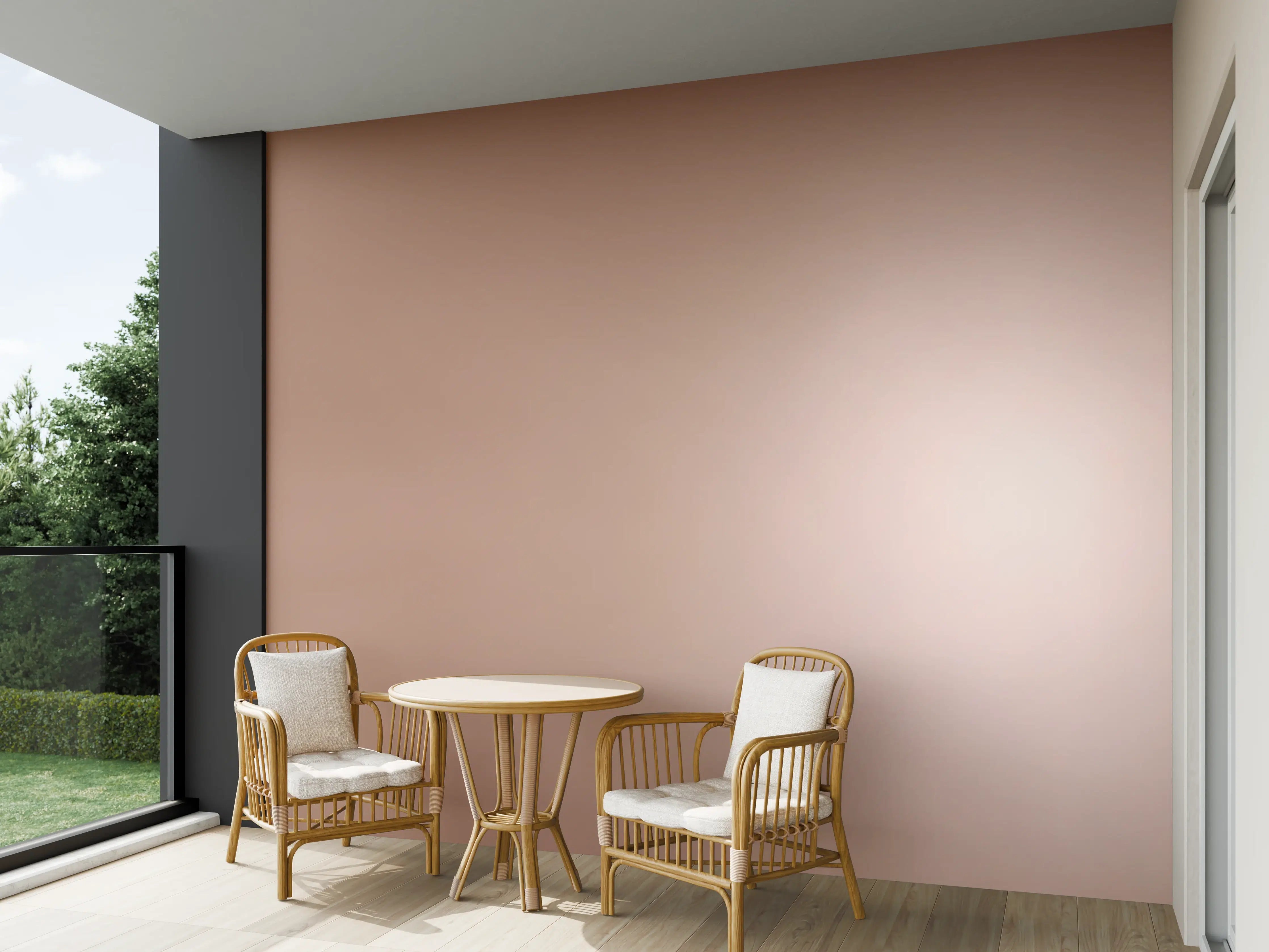 Wandverkleidung außen - Gradient Rose - Hintergrundtextur