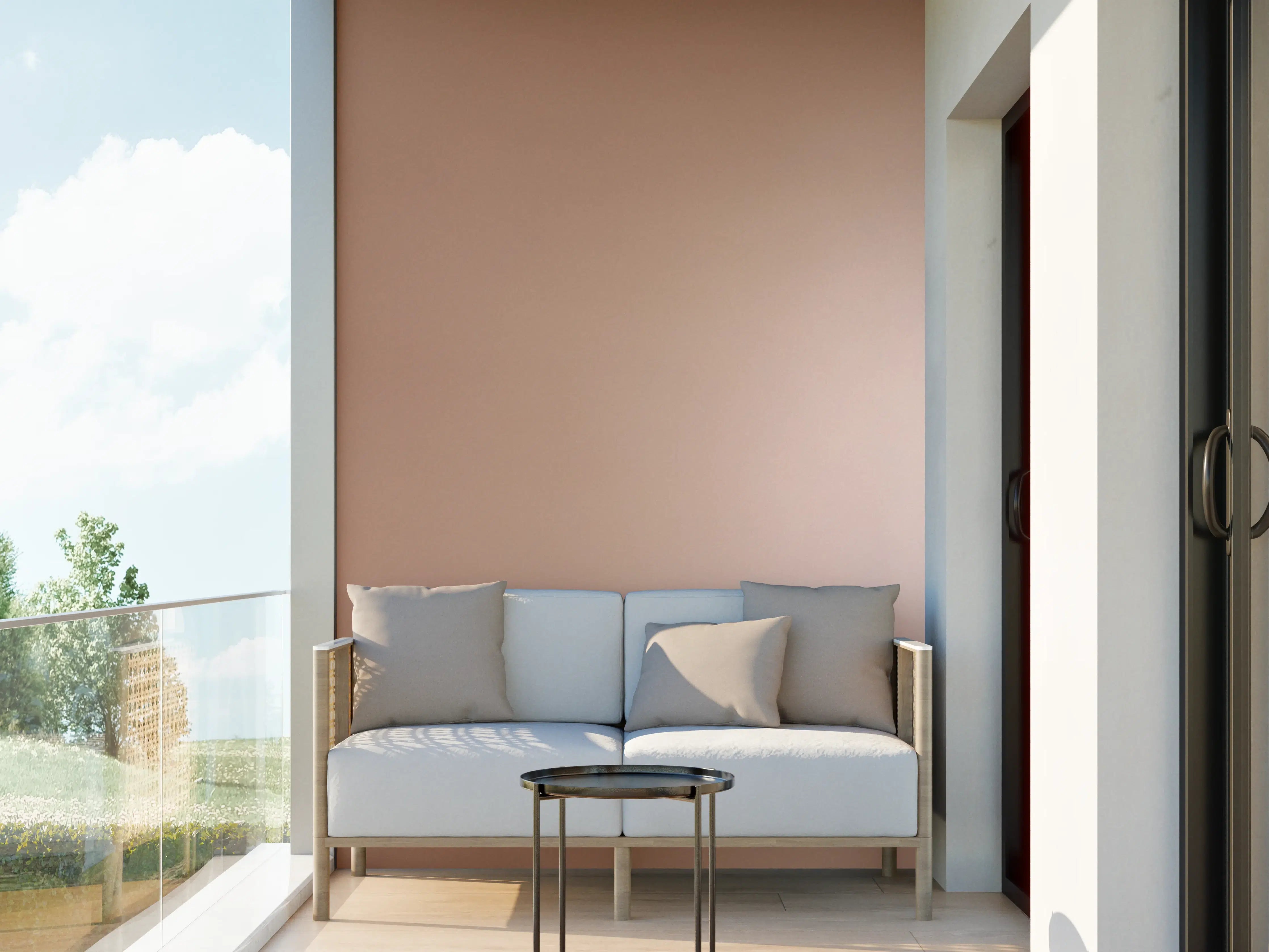 Wandverkleidung außen - Gradient Rose - Hintergrundtextur