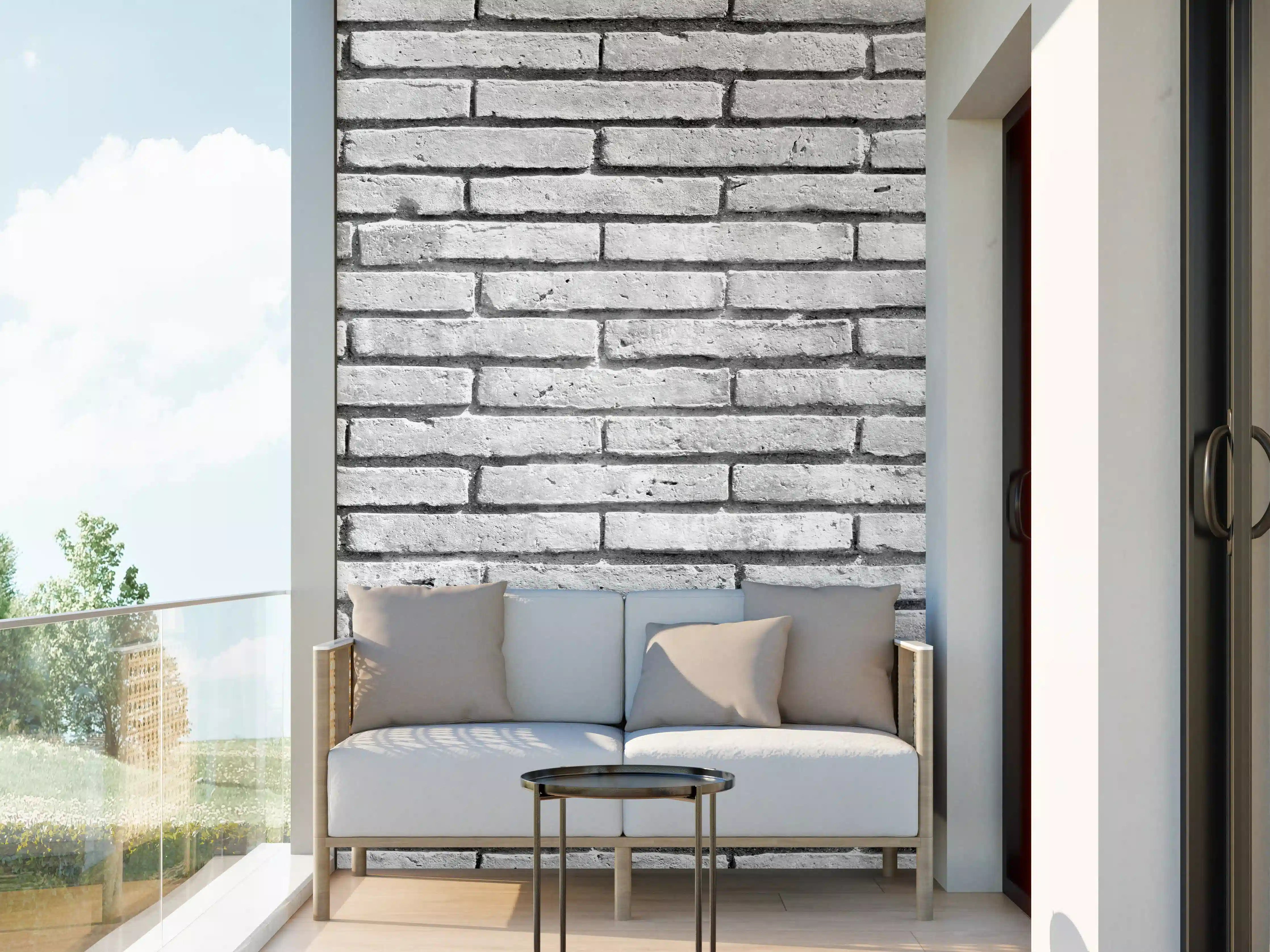 Wandverkleidung außen - Gräuliche Grunge Steinmauer