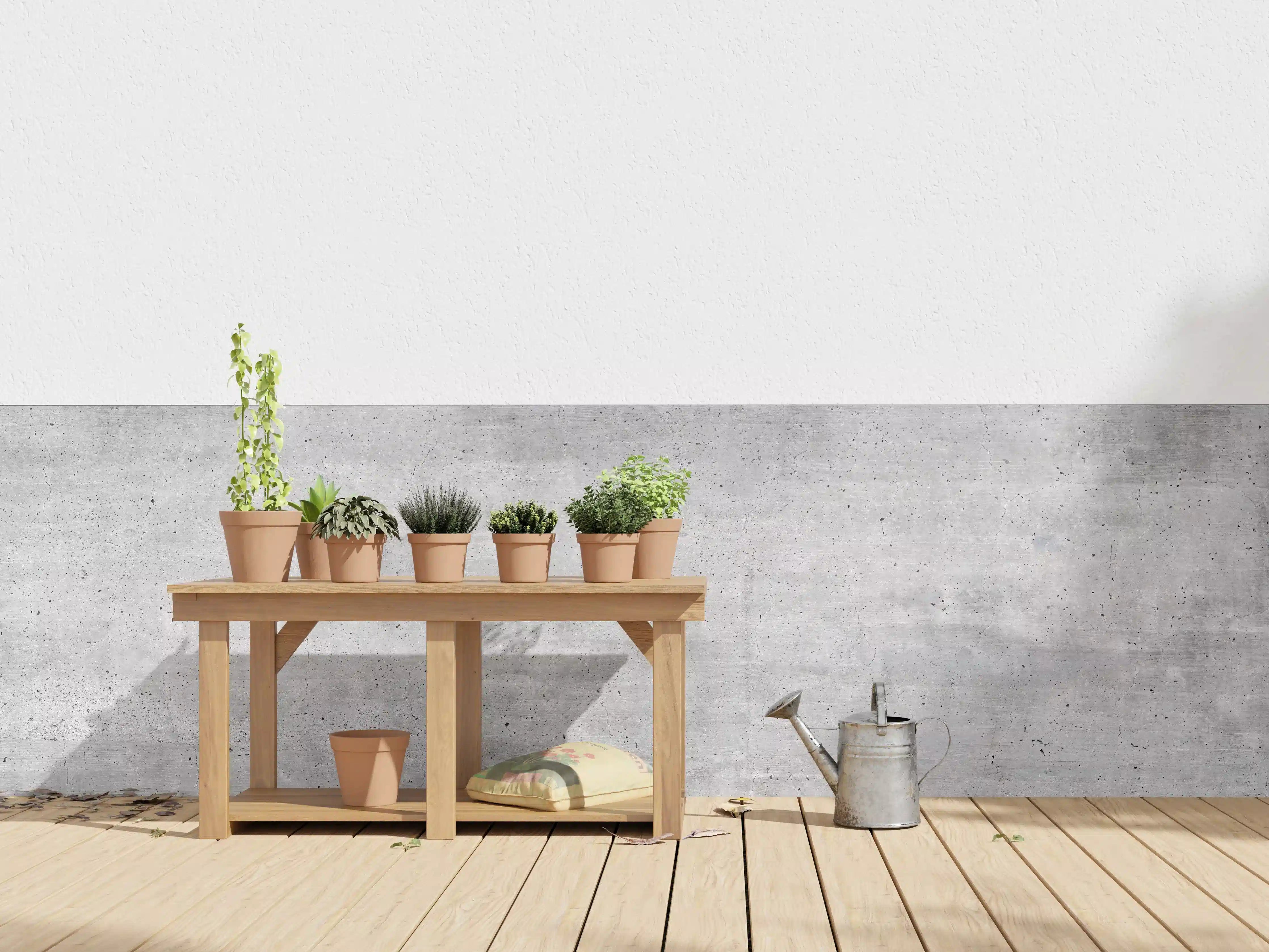 Wandverkleidung außen - Graue Betonwand