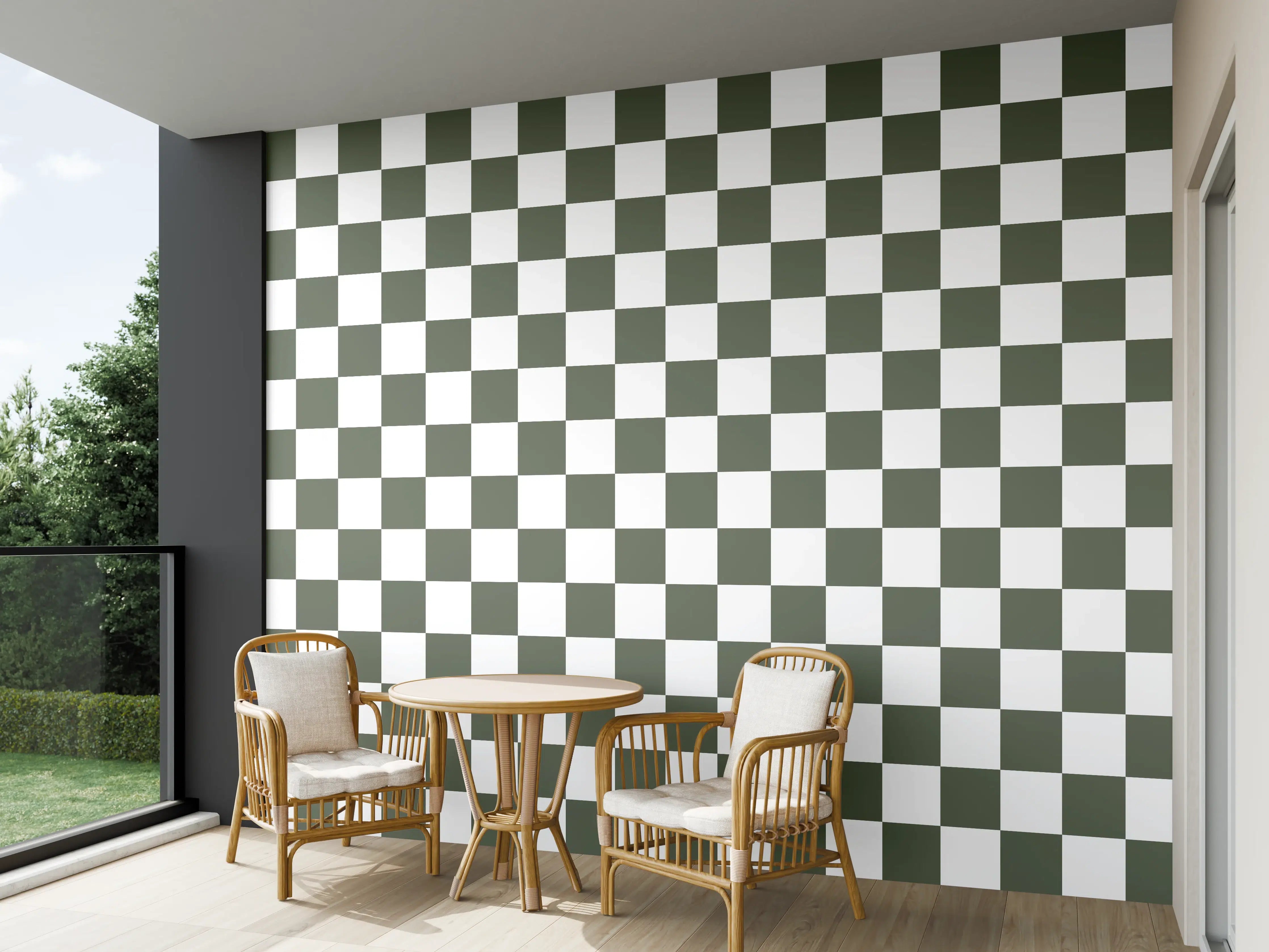 Wandverkleidung außen - Graue Fliesen mit silberner Struktur