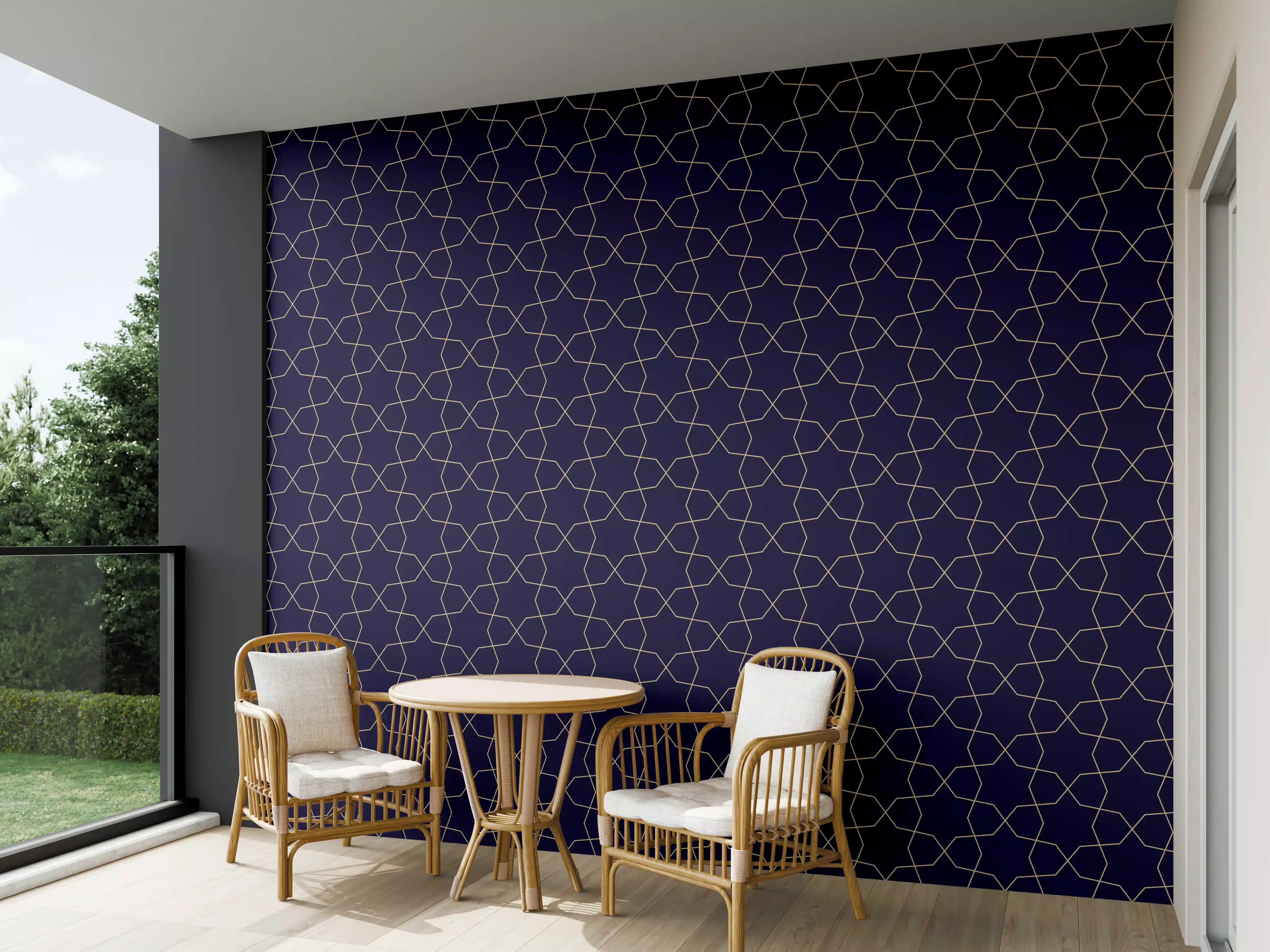 Wandverkleidung außen - Graue Schatten: Geometrische Eleganz