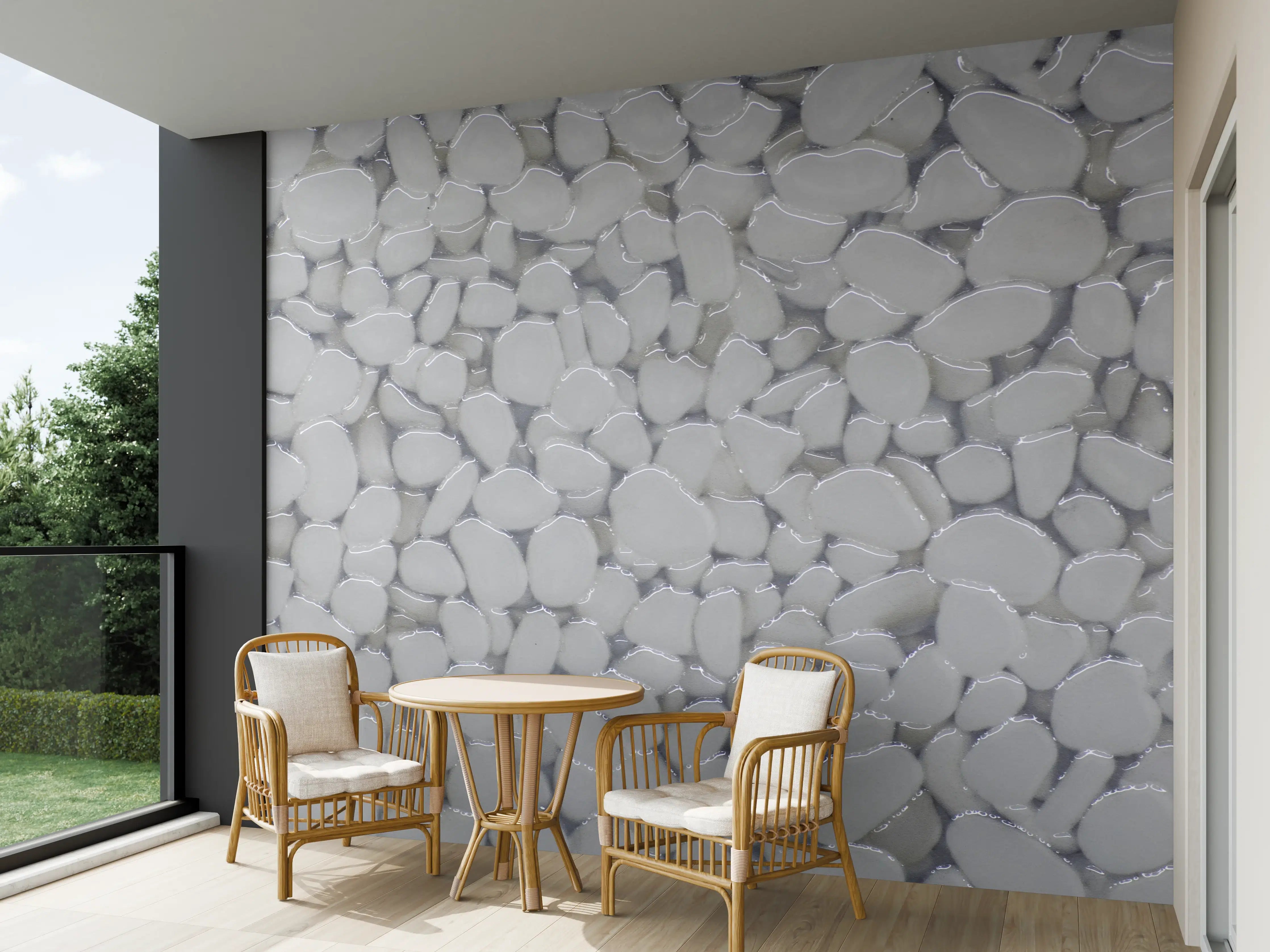 Wandverkleidung außen - Grauer Kieselglanz