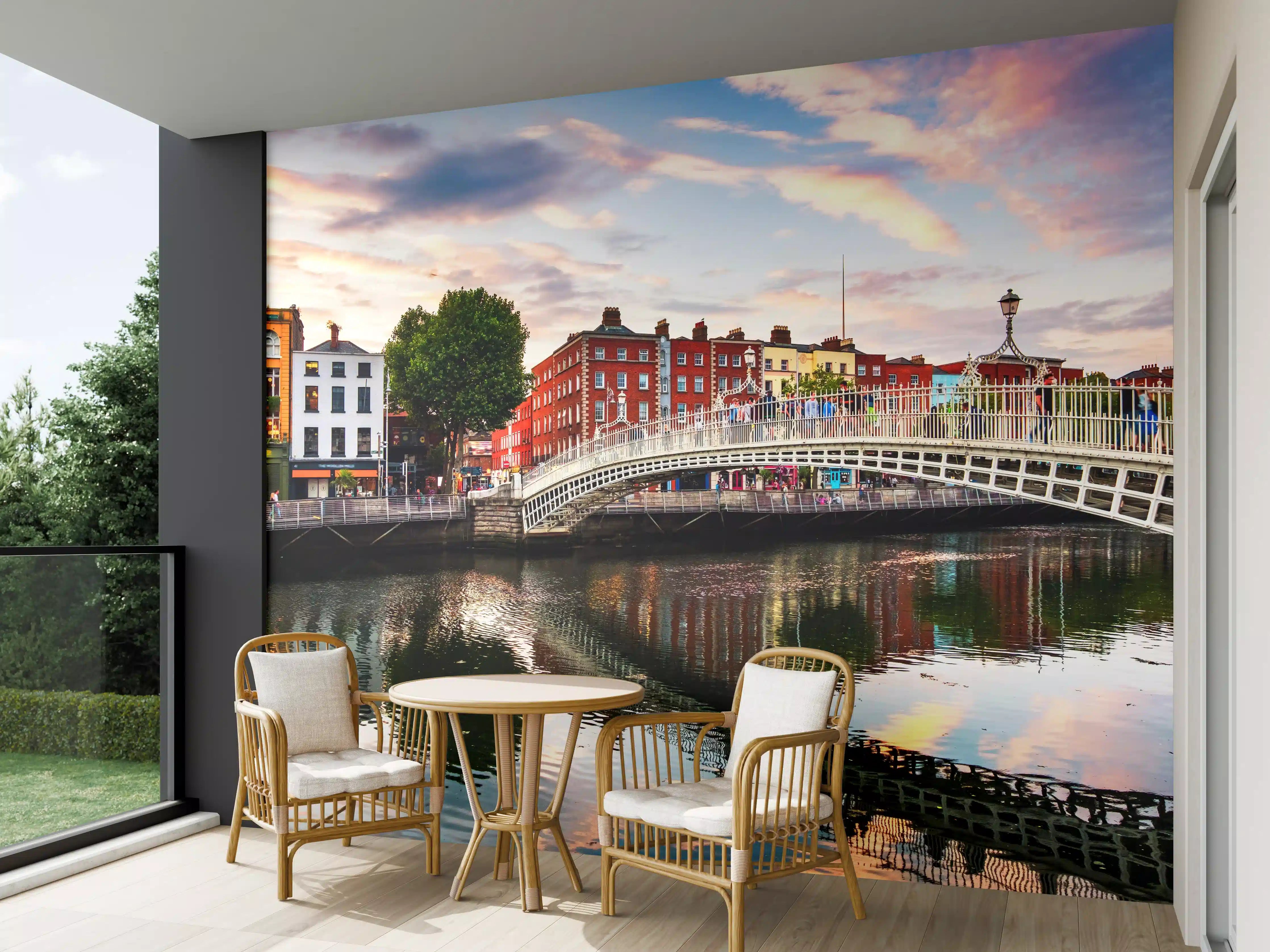 Wandverkleidung außen - Ha Penny Bridge - Dublin