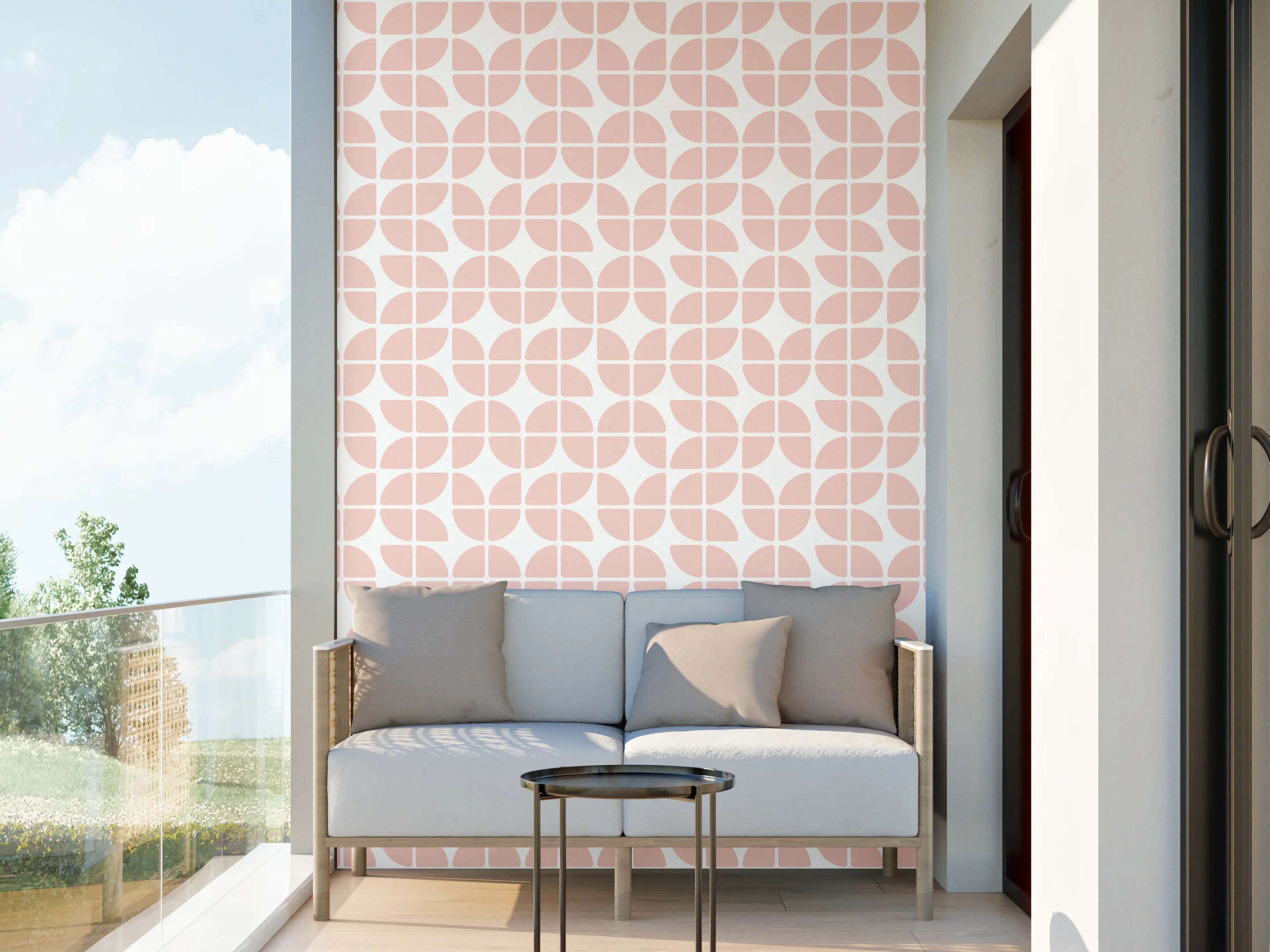 Wandverkleidung außen - Helle, elegante Küchenrückwand