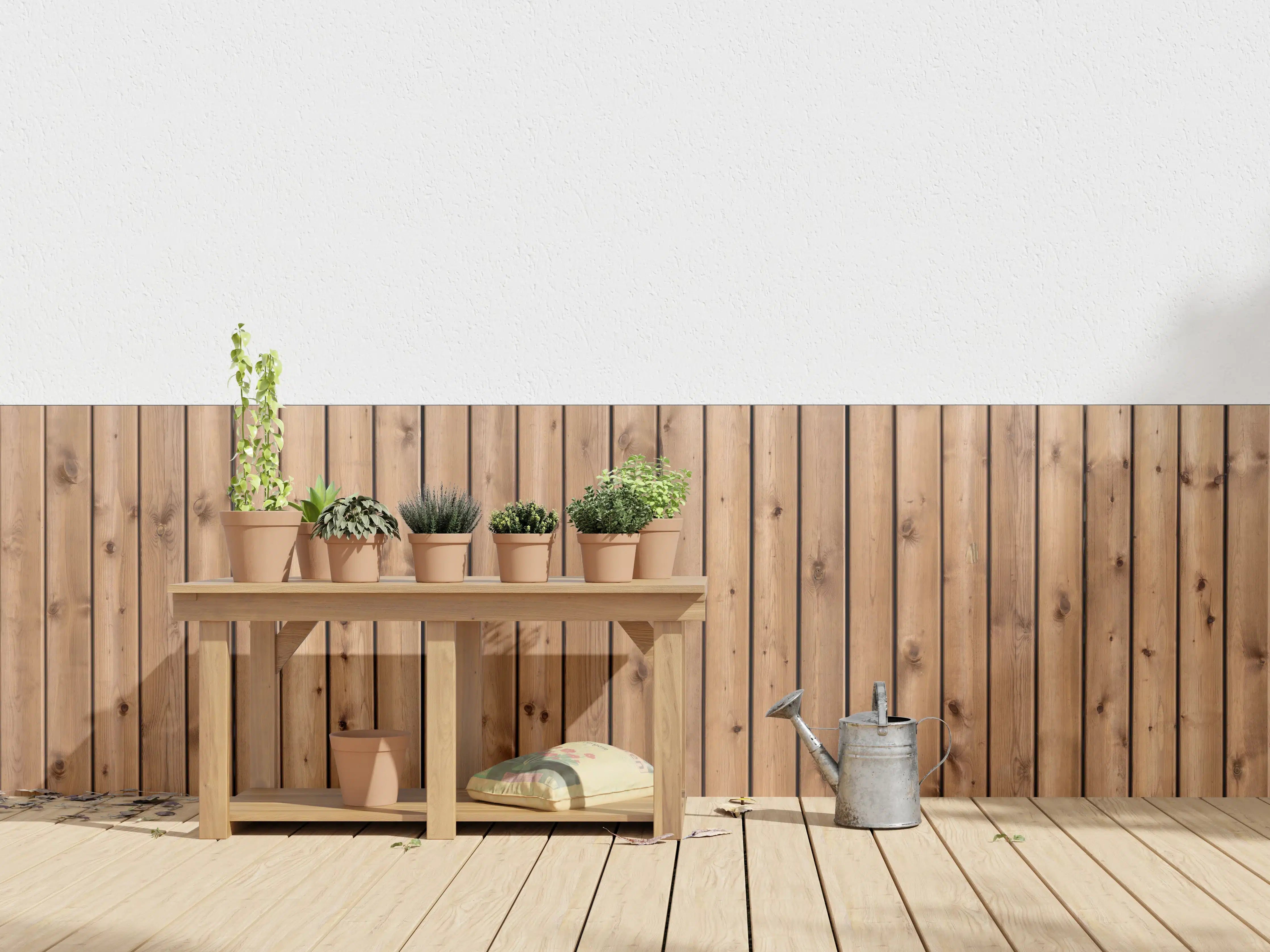 Wandverkleidung außen - Hochauflösende Holzbrett-Struktur