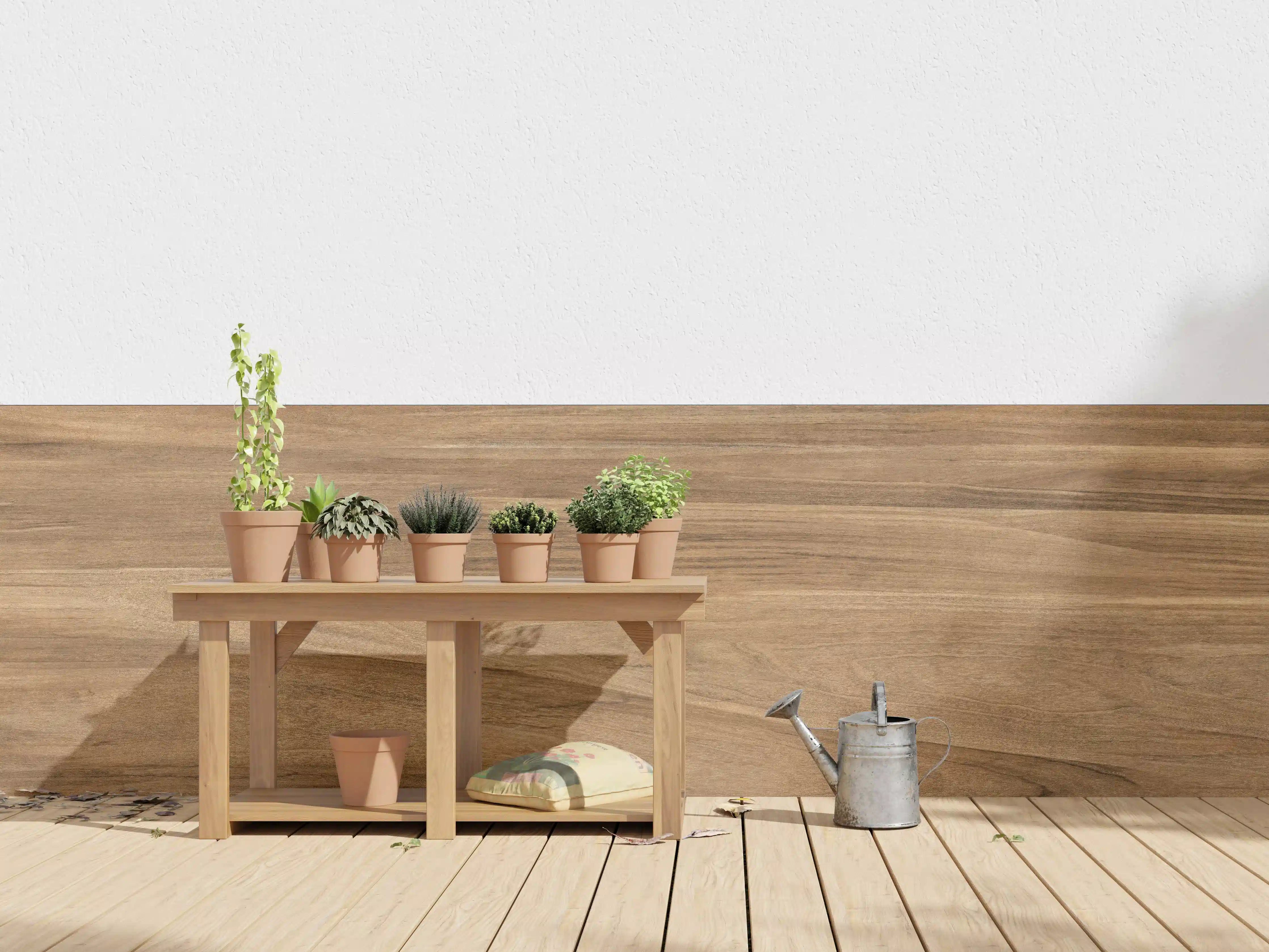 Wandverkleidung außen - Holz-Natur Muster