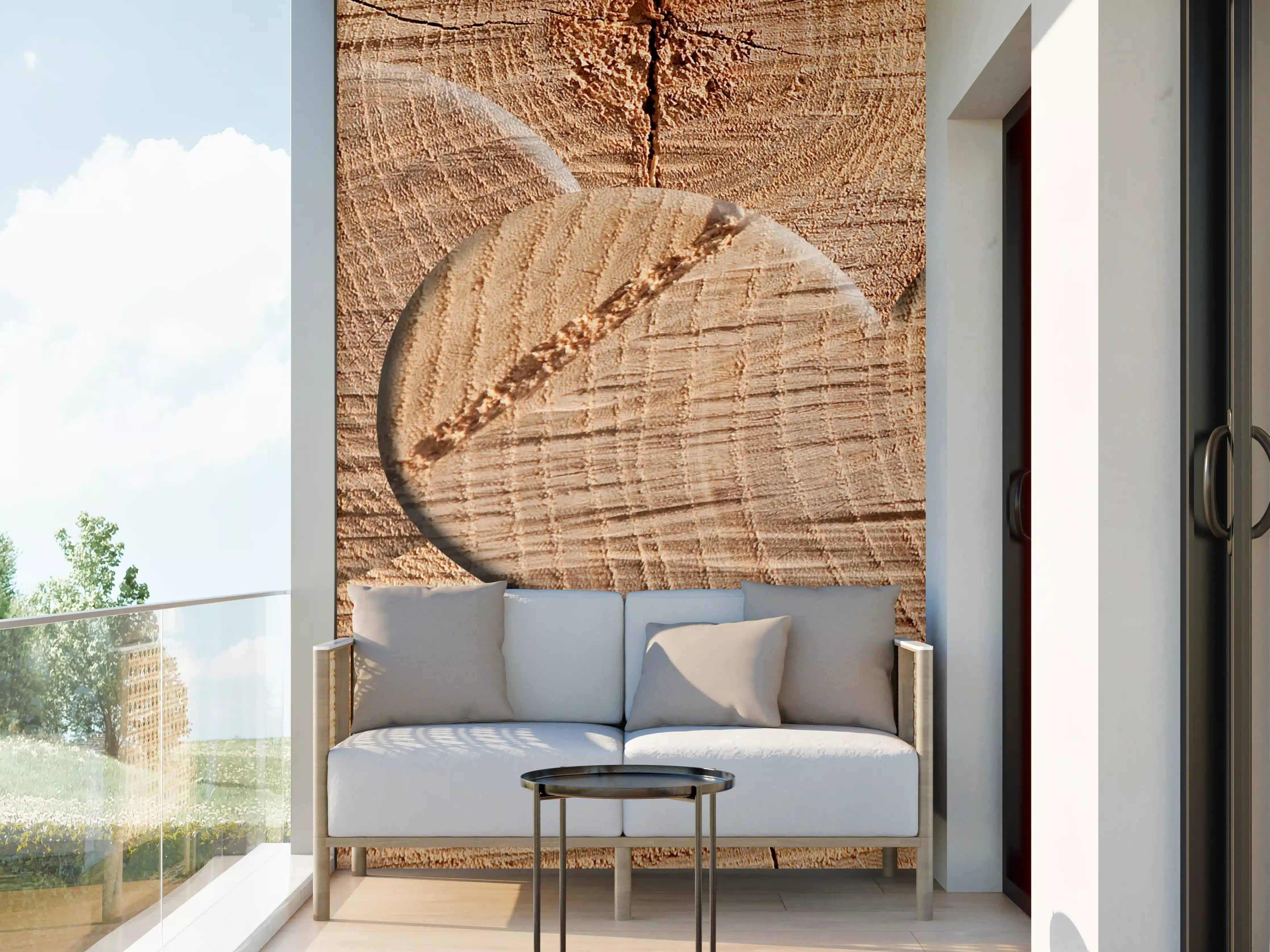 Wandverkleidung außen - Holzherz mit romantischem Charme