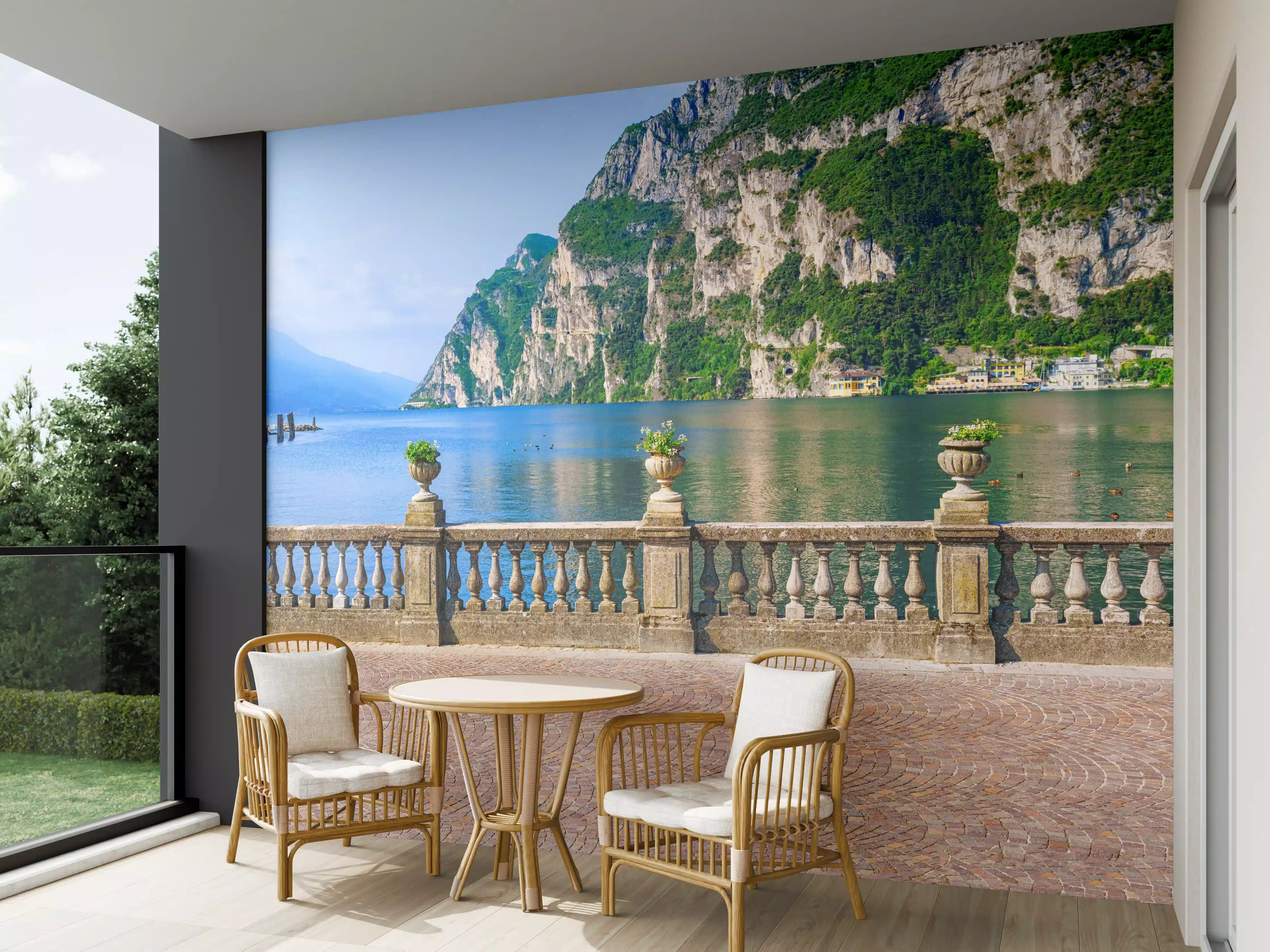 Wandverkleidung außen - Italien Riva del Garda See