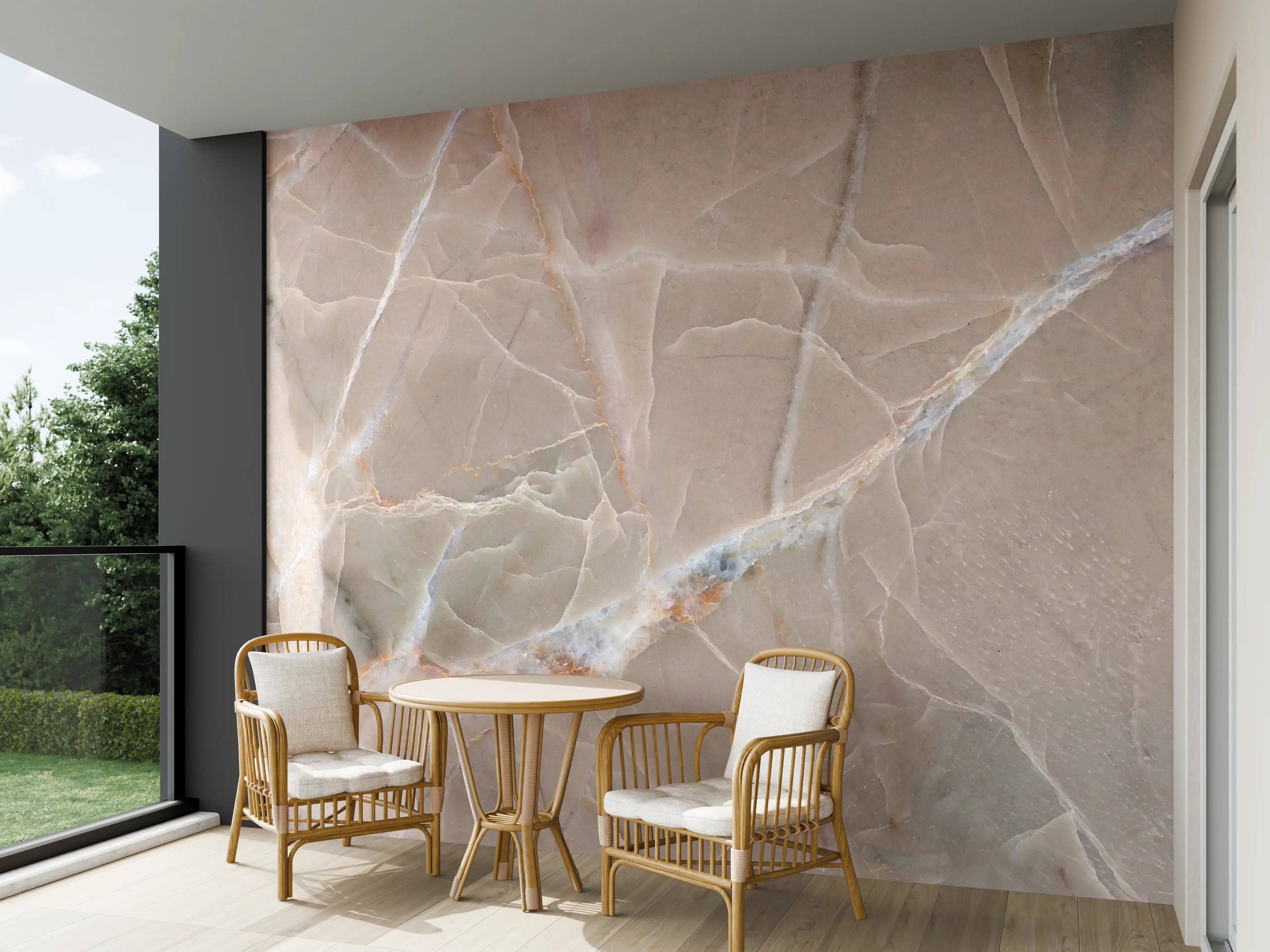 Wandverkleidung außen - Italienische Marmor Textur