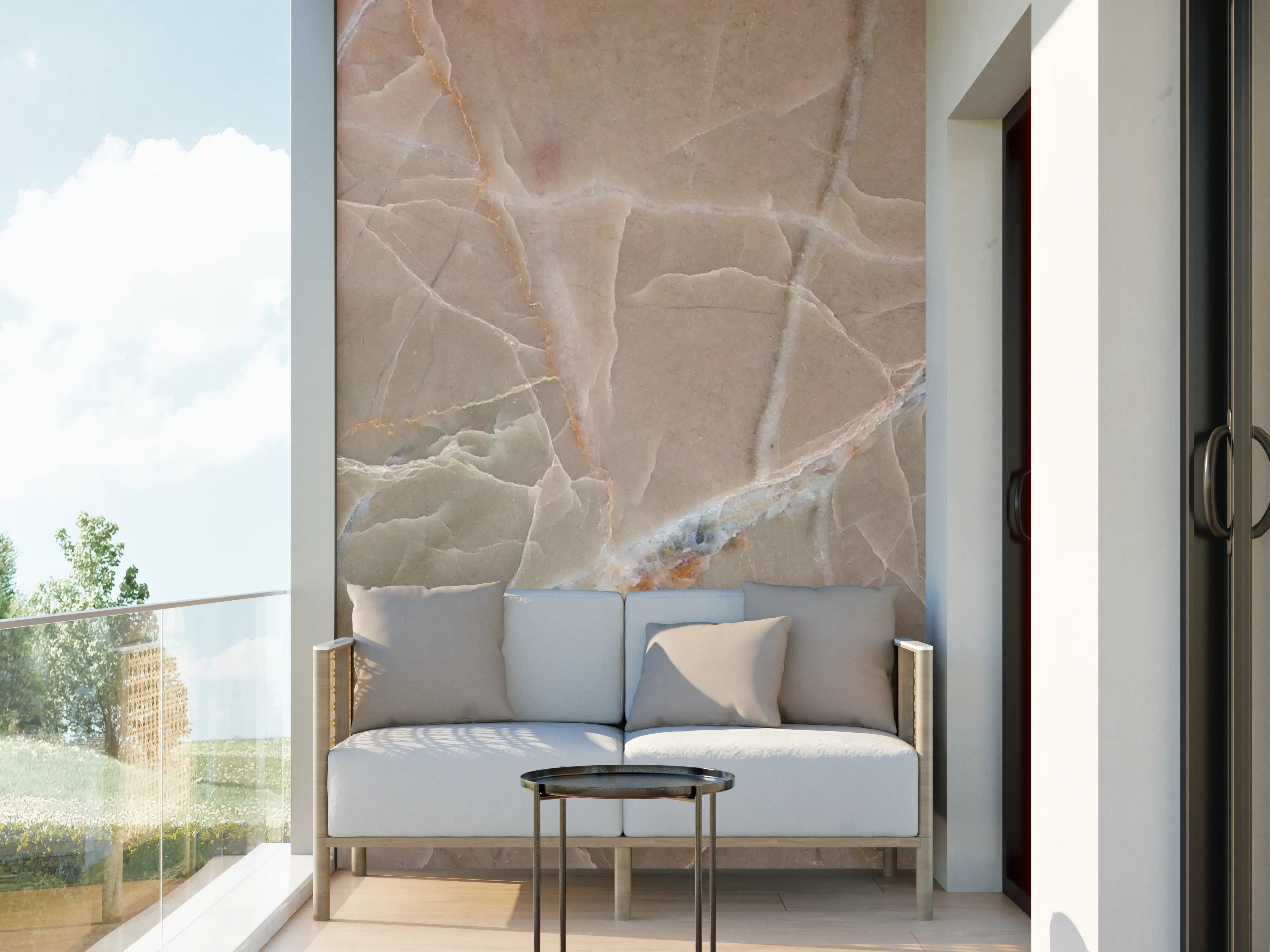 Wandverkleidung außen - Italienische Marmor Textur