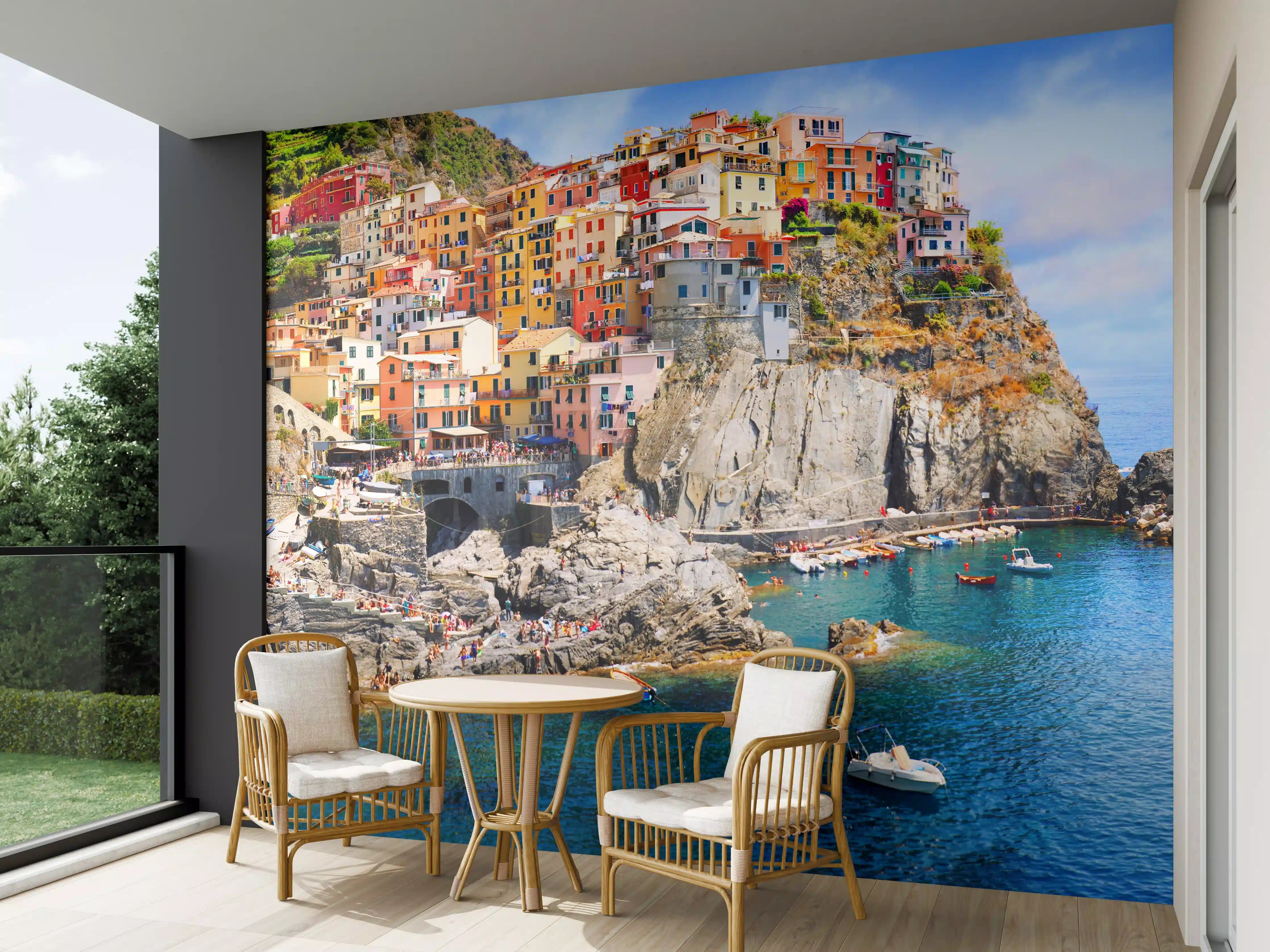 Wandverkleidung außen - Italienische Nationalpark Cinque Terre
