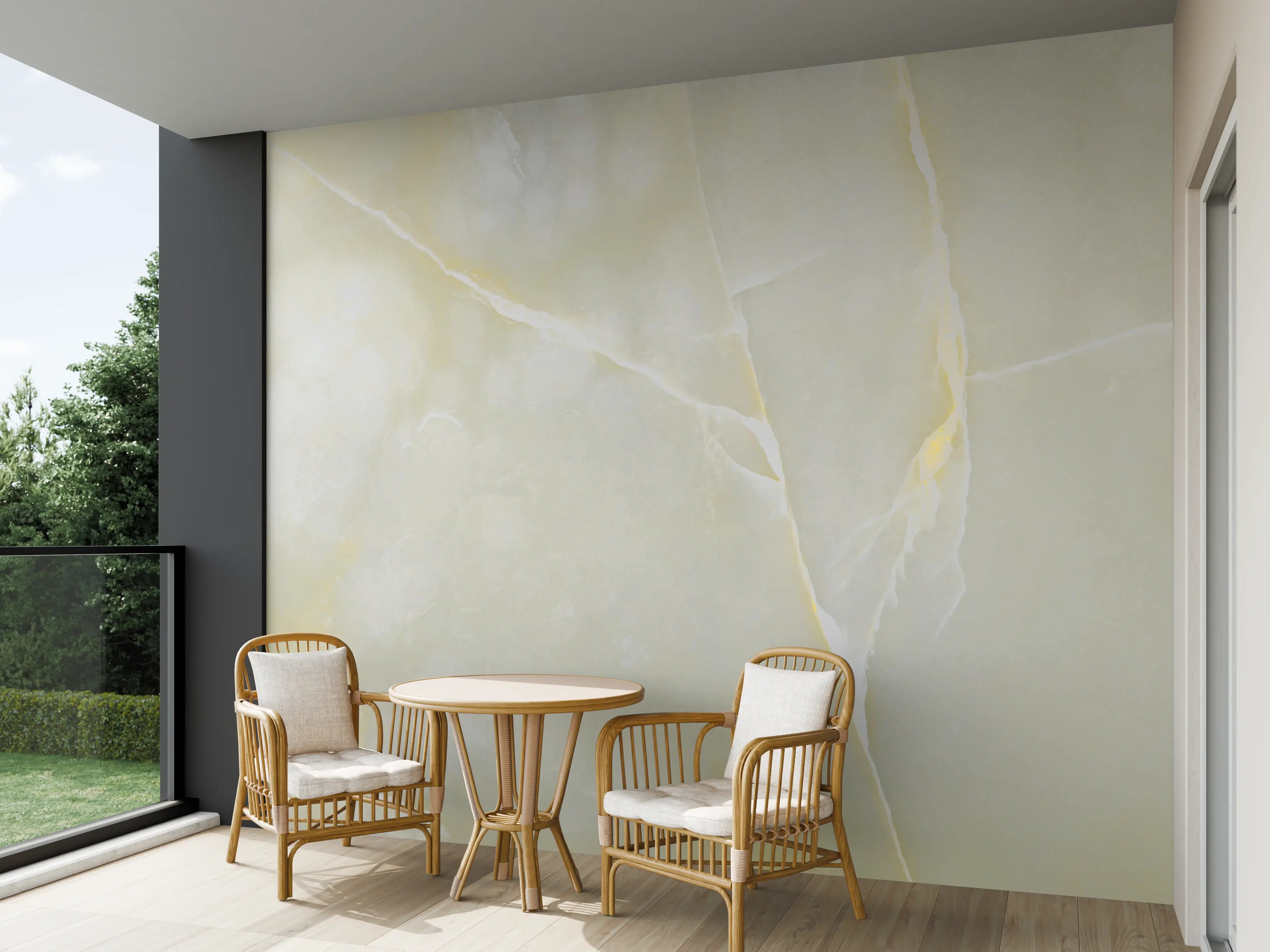 Wandverkleidung außen - Italienischer bunter Beige breccia Marmor