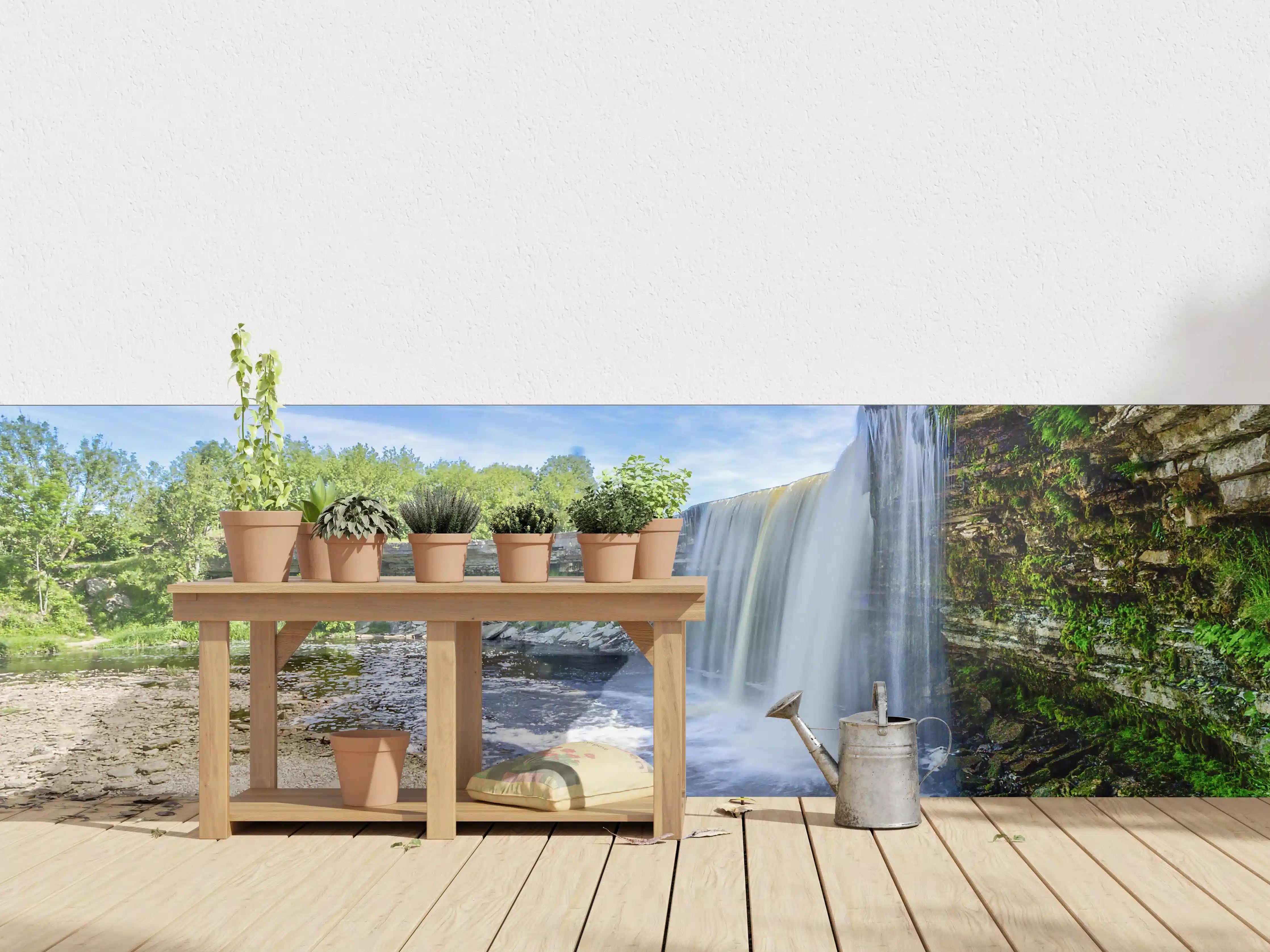 Wandverkleidung außen - Jagala Sommer Wasserfall