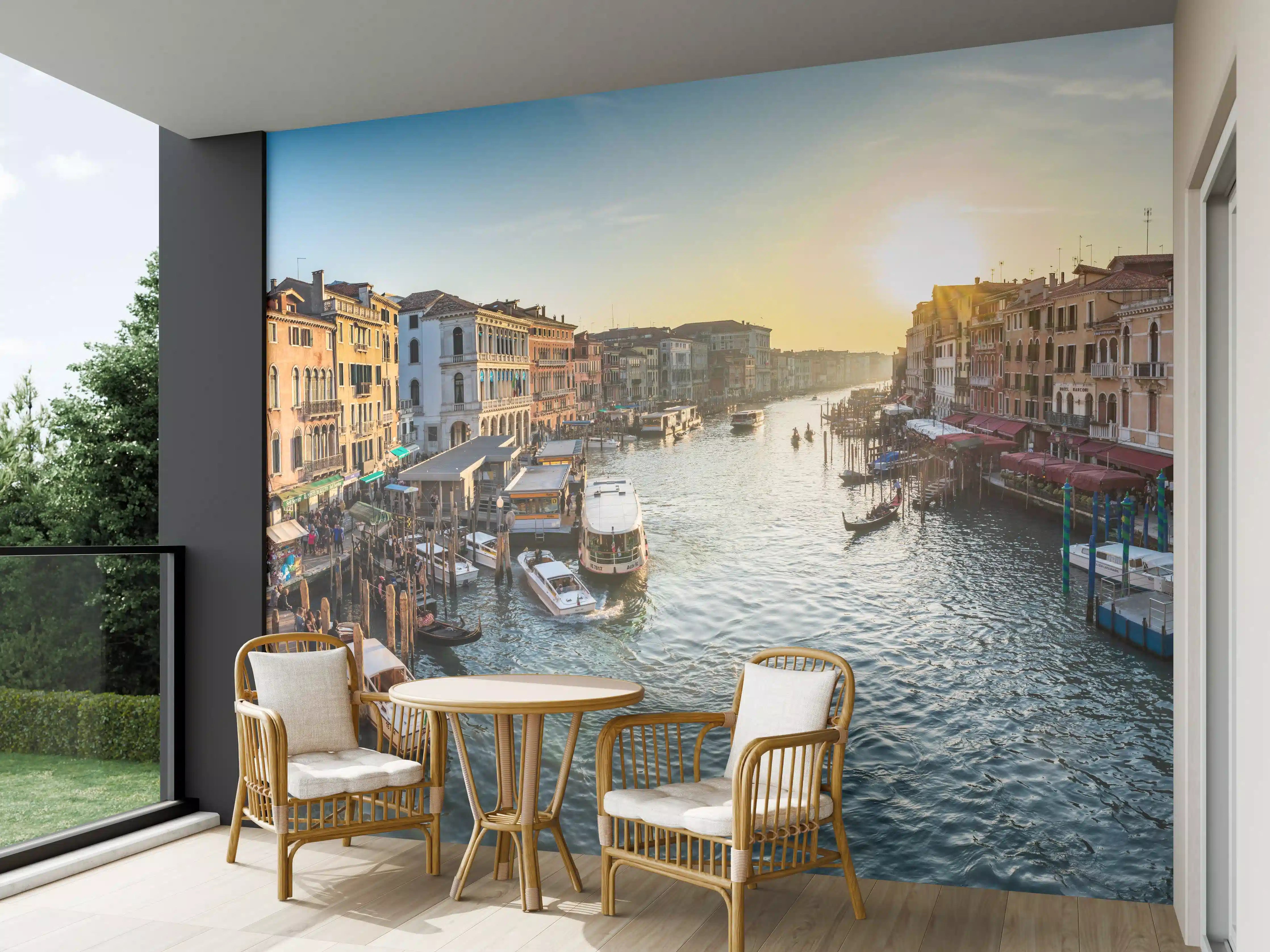 Wandverkleidung außen - Kanäle von Venedig - Italien