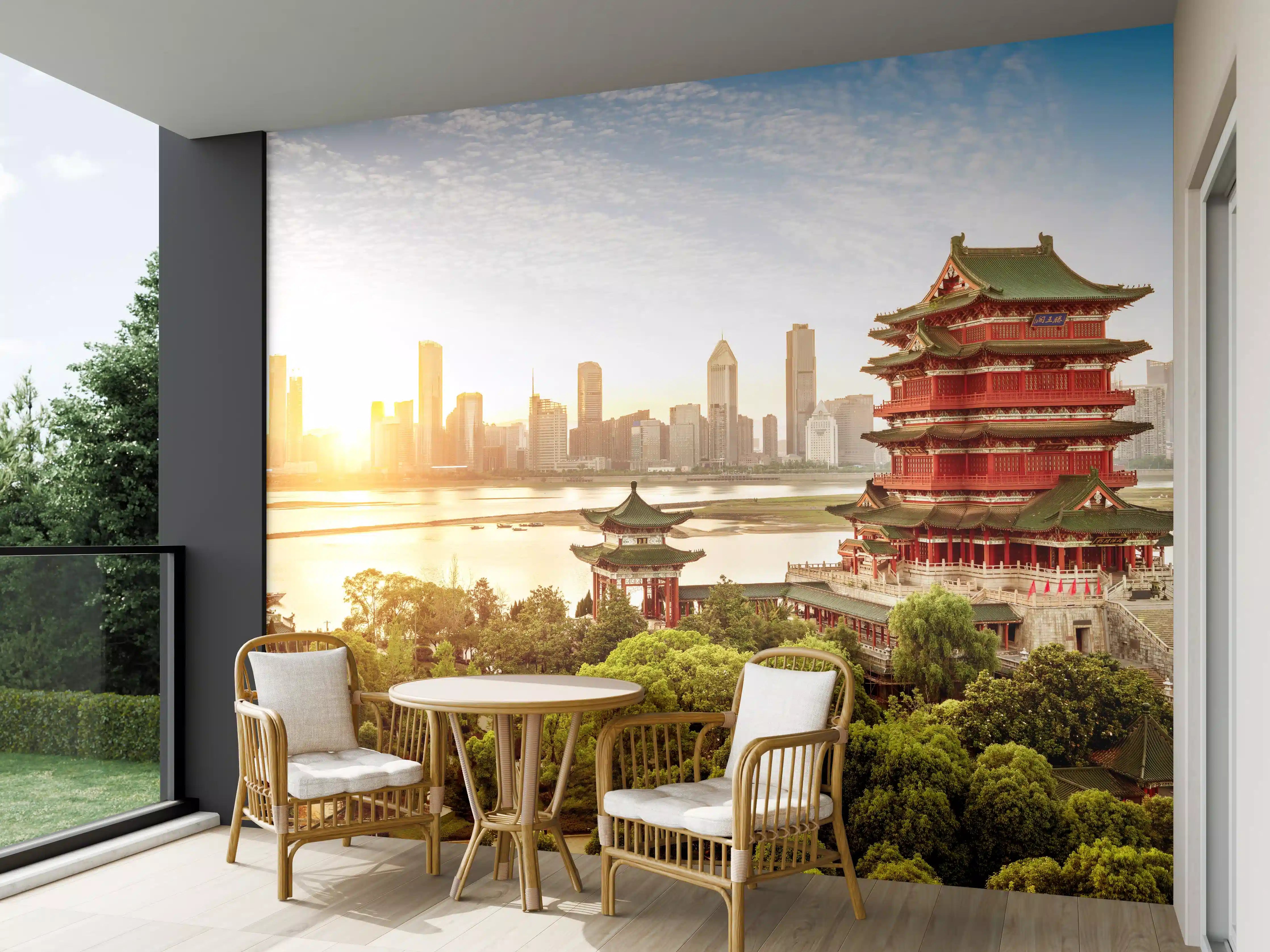 Wandverkleidung außen - Klassische chinesische Architektur